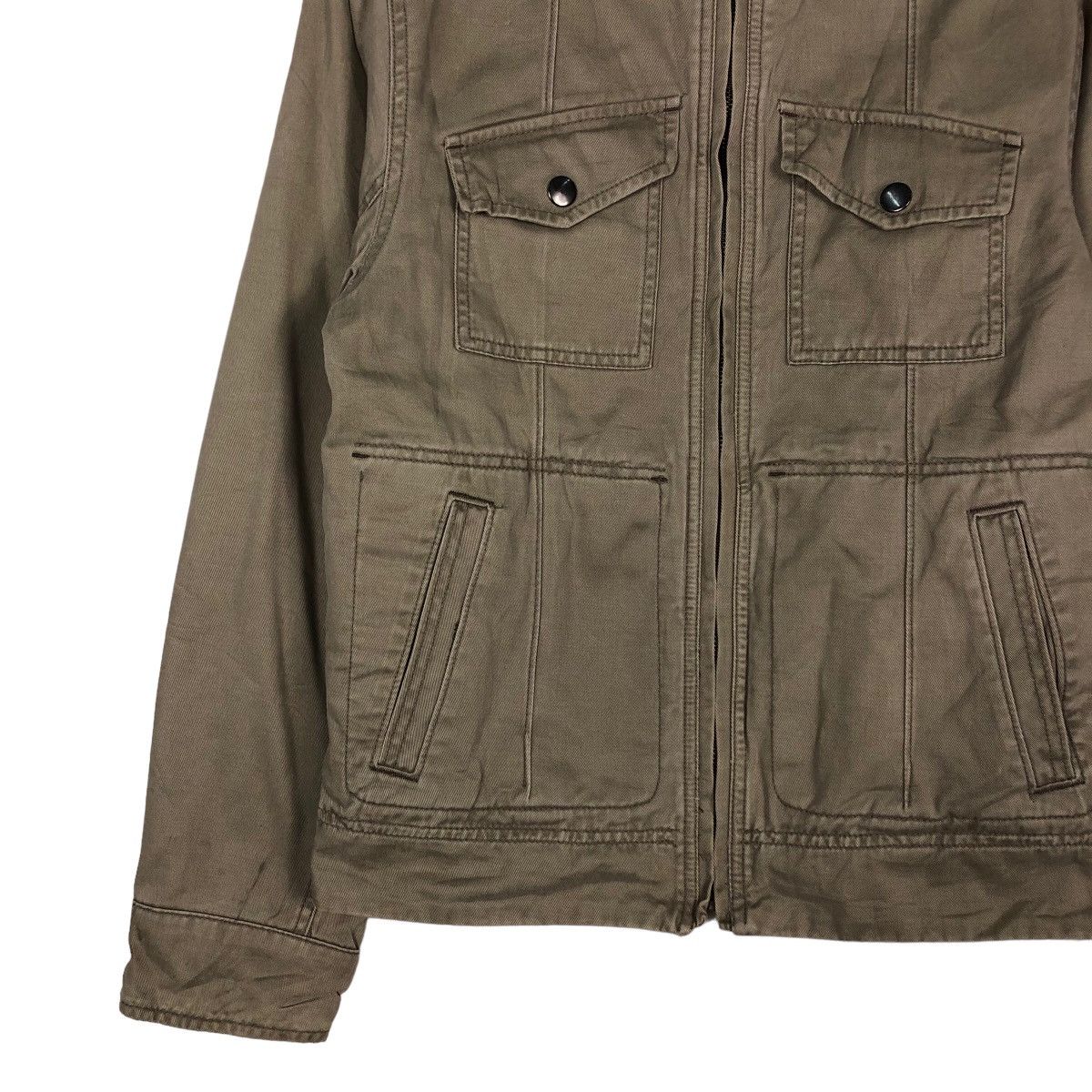 Japanese Brand 🔥Vintage Cropped Biker Jacket Gap Reversible Multi Pocket Size US S / EU 44-46 / 1 - 4 Thumbnail