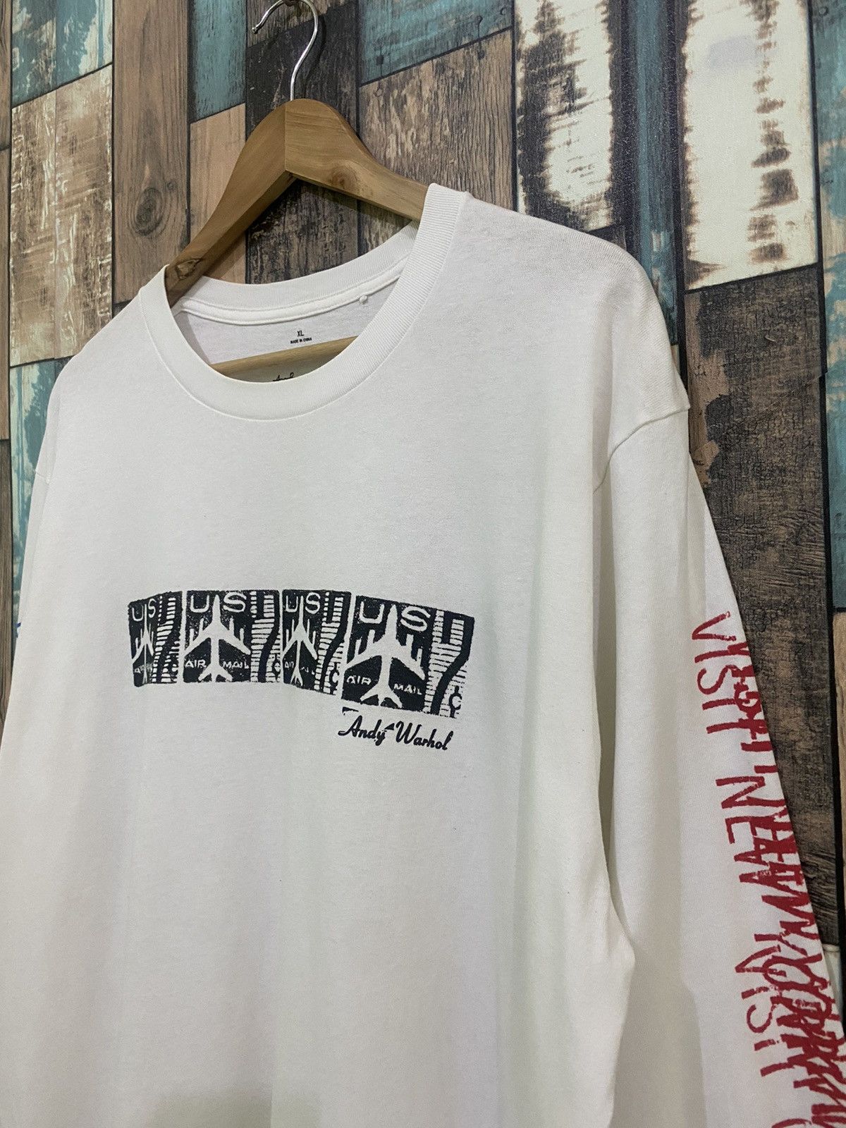 Andy Warhol × Uniqlo Andy Warhol X Uniqlo Long Sleeve T Shirt Size US XL / EU 56 / 4 - 3 Thumbnail
