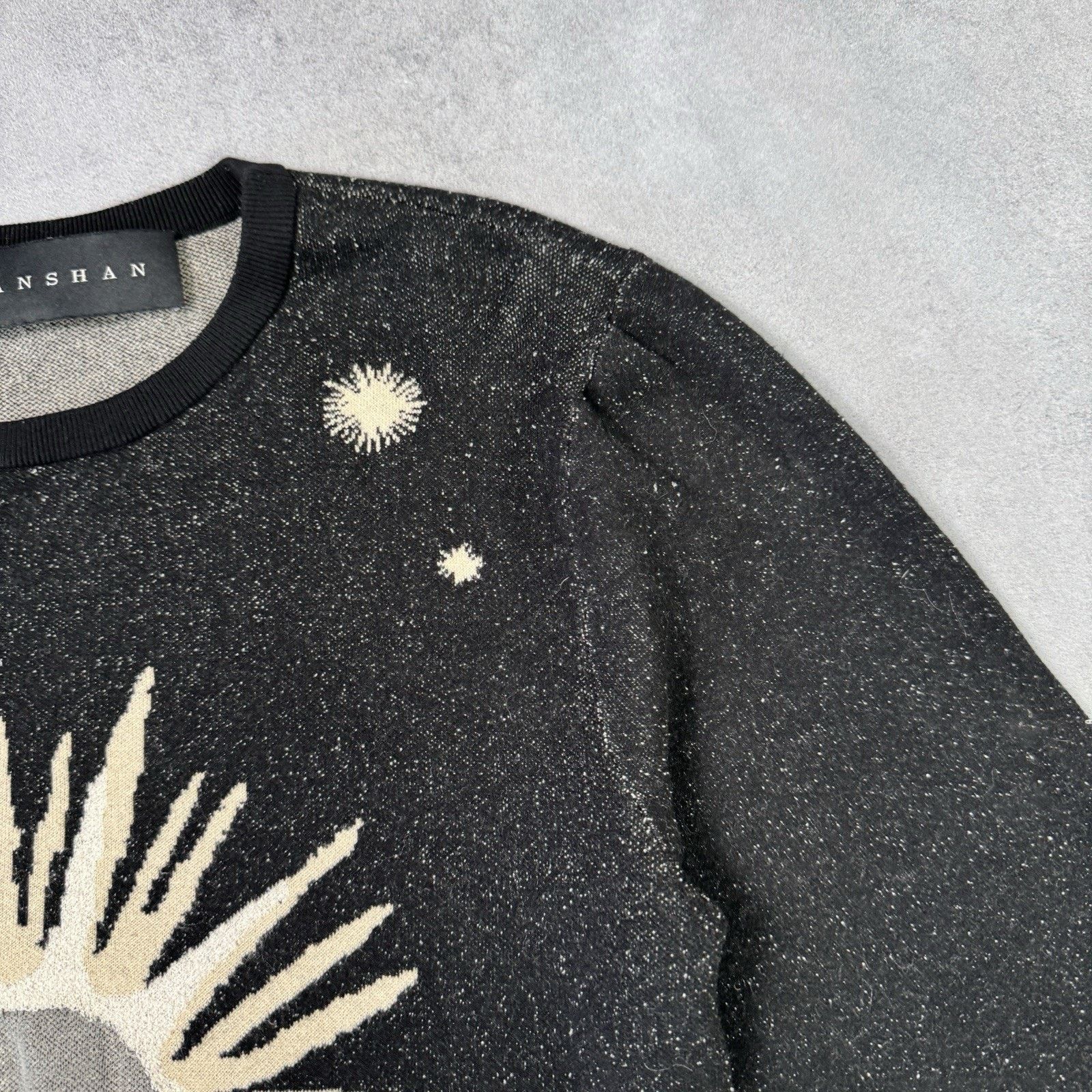 Vintage Danshan Apollo Knit Jumper Sweater Black Men Size L Size US L / EU 52-54 / 3 - 4 Thumbnail