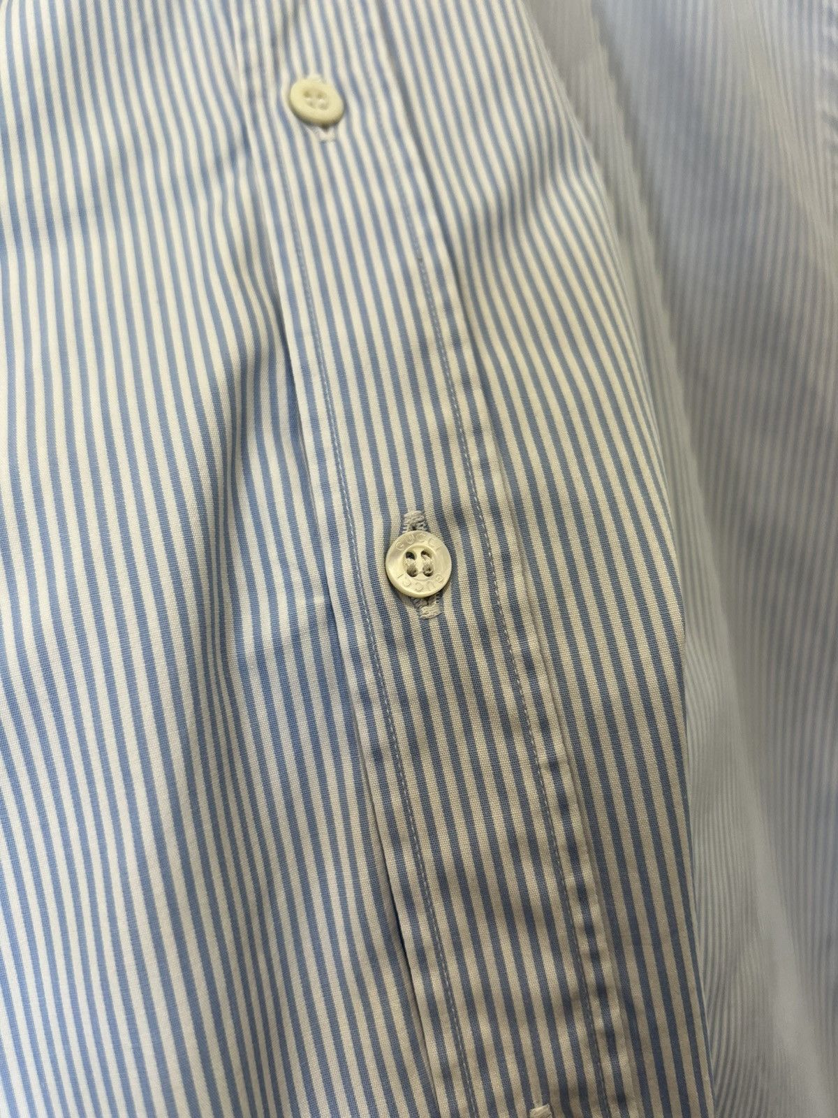 Gucci Gucci Tom Ford White Classic Shirt Button Mens Blue Size US L / EU 52-54 / 3 - 6 Thumbnail