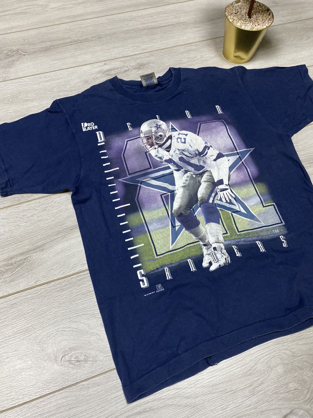 NFL 90s Deion Sanders Dallas Cowboys tee Size US L / EU 52-54 / 3 - 5 Thumbnail
