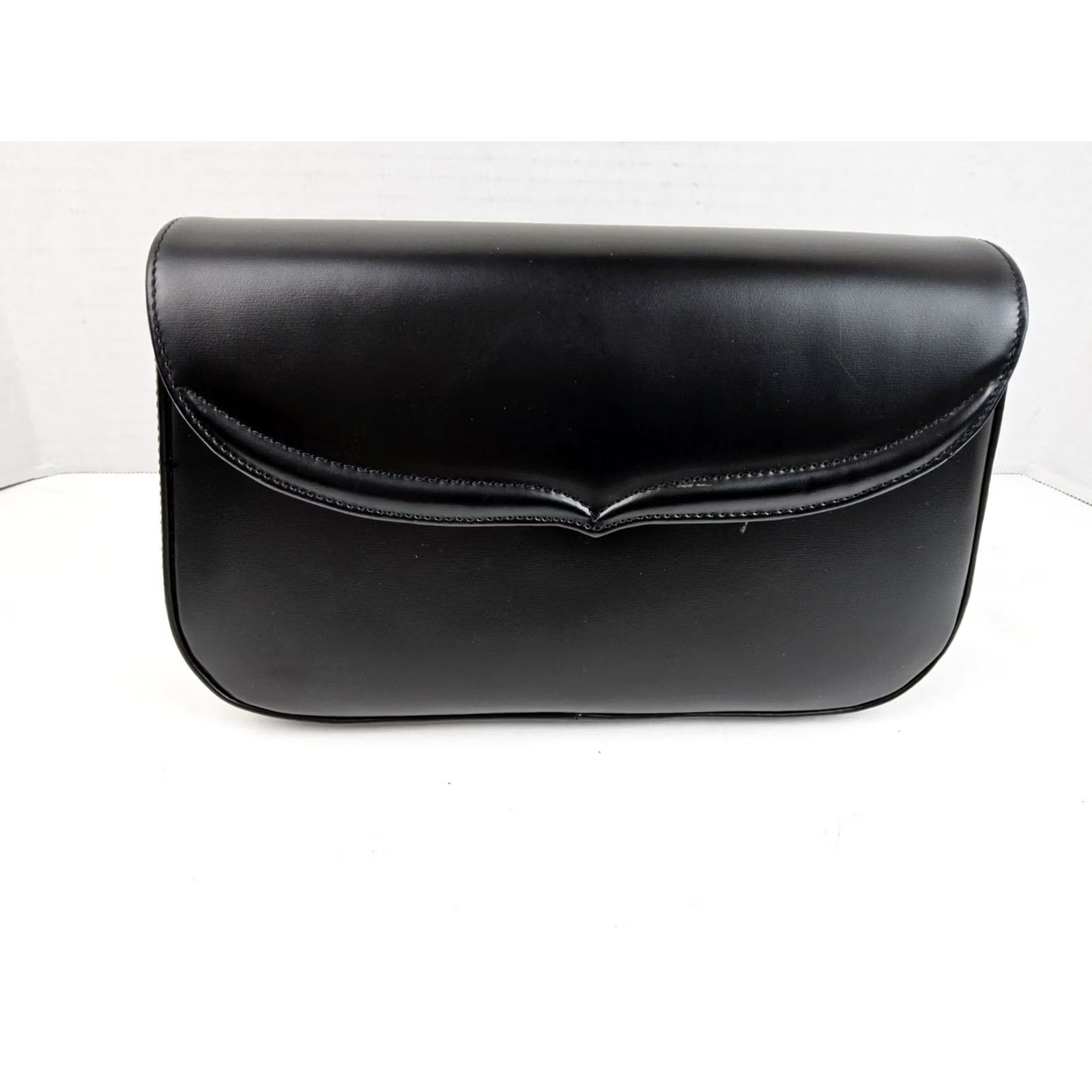 Roberta di Camerino Roberto Di Camerino Convertible Clutch Shoulder Handbag Purse - Black Leather Size ONE SIZE - 2 Thumbnail