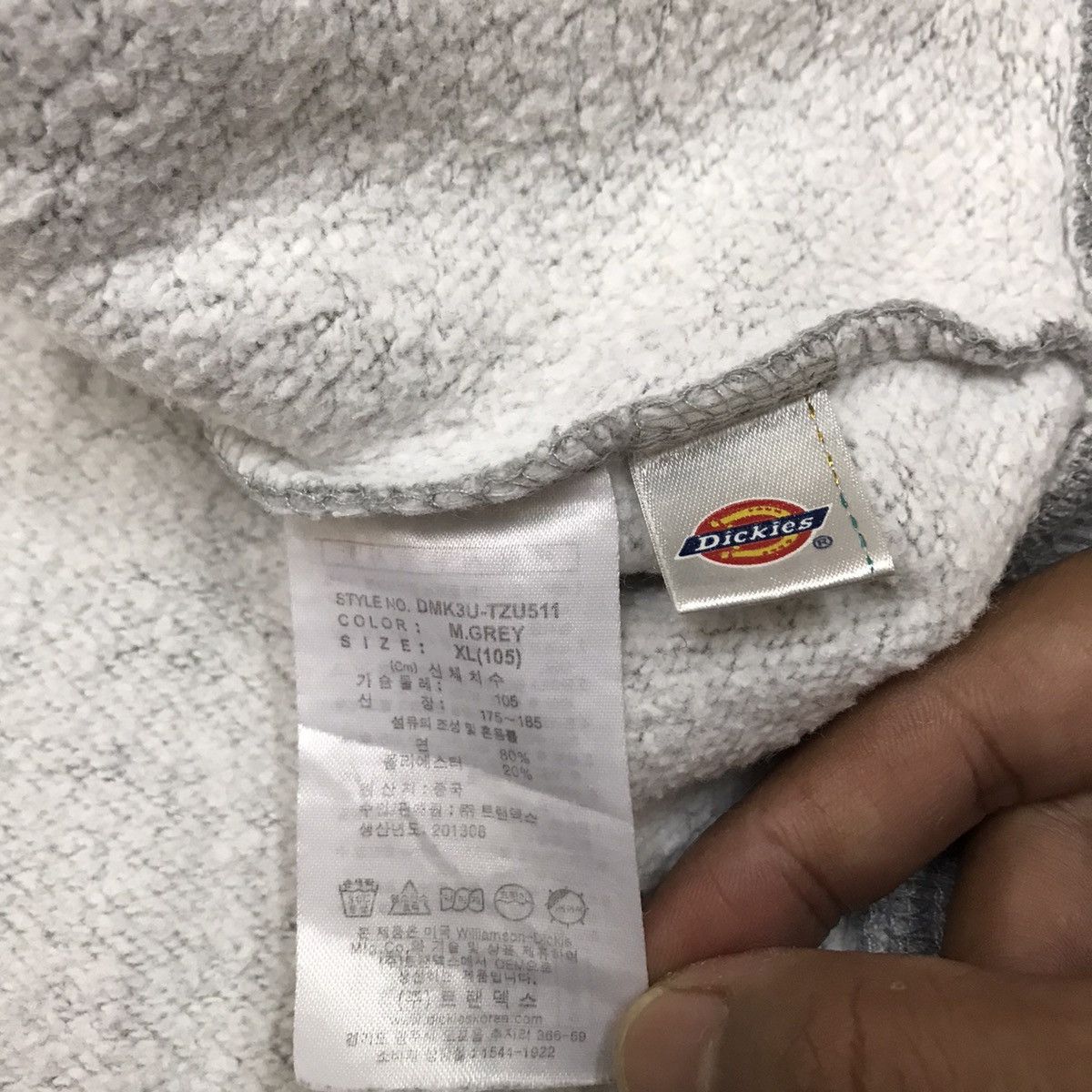 Dickies Vintage Dickies Zip up Hoodie Sweater Size US L / EU 52-54 / 3 - 11 Thumbnail