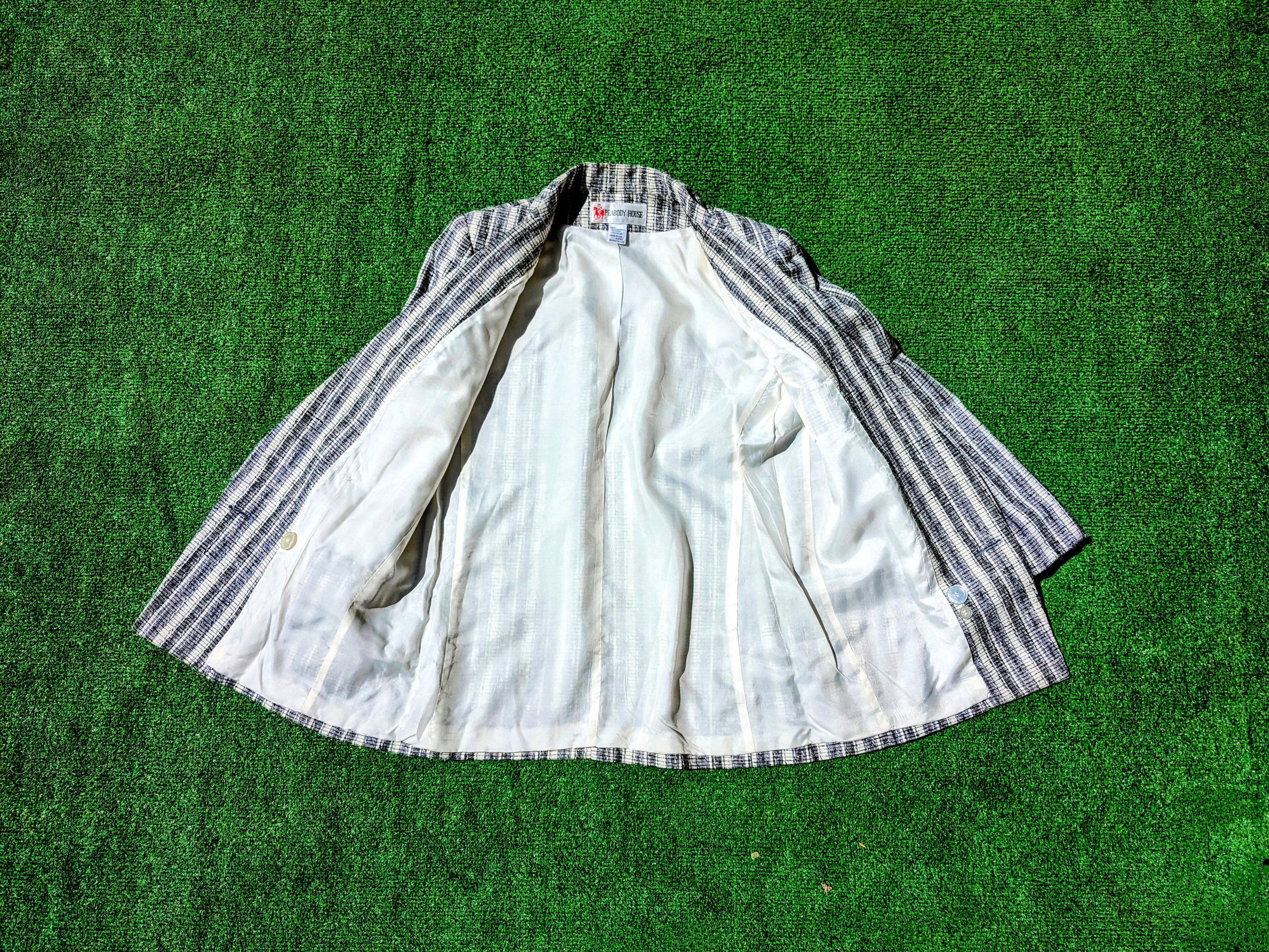 Vintage VTG Peabody House Double Breasted Petite Blazer Coat Jacket Size M / US 6-8 / IT 42-44 - 5 Thumbnail
