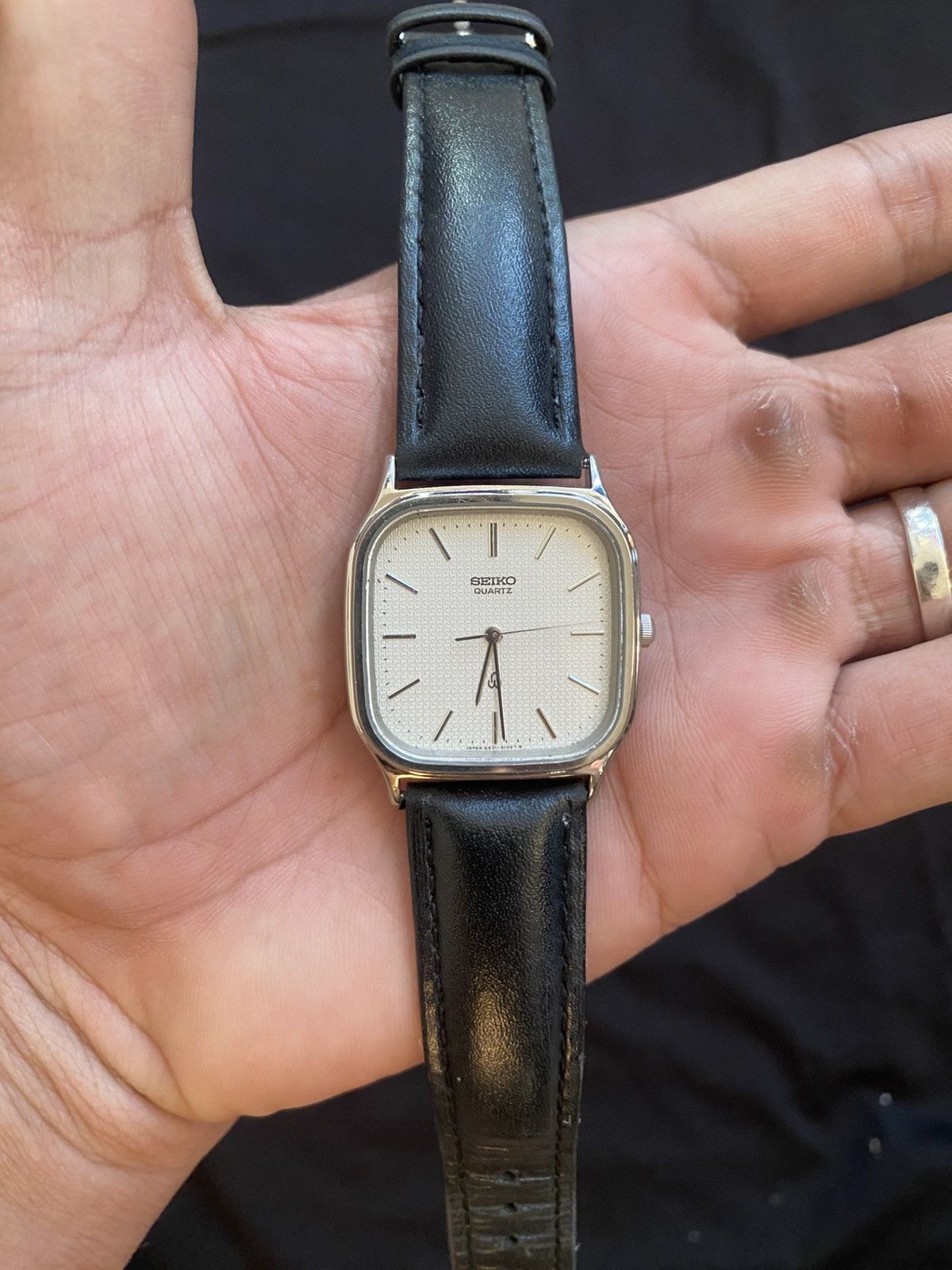 Seiko Vintage Seiko Chariot 80s White Dial Silver Tank 6431 5050 Size ONE SIZE - 9 Thumbnail