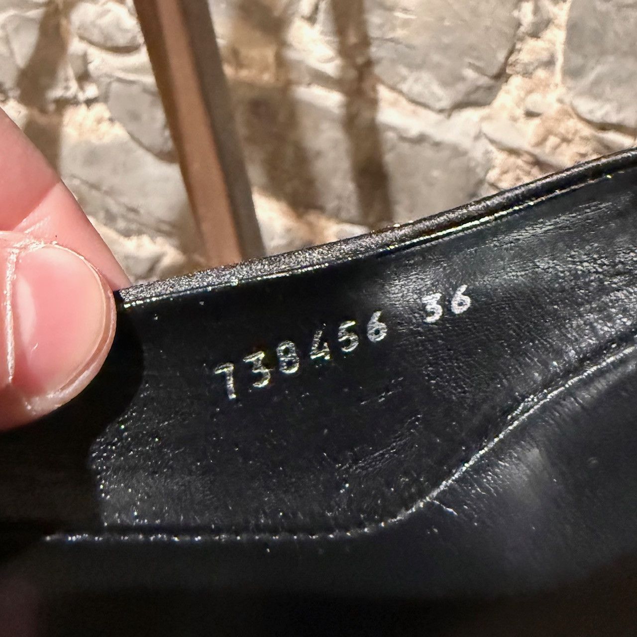 Balenciaga Balenciaga Satin Crystal Logo Slingback Square Knife Pumps Size US 6 / IT 36 - 10 Thumbnail