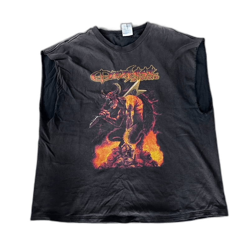 Kapital Vintage Ozzy Billythewhale Sleeveless Graphic Tank Top Size US L / EU 52-54 / 3 - 1 Thumbnail