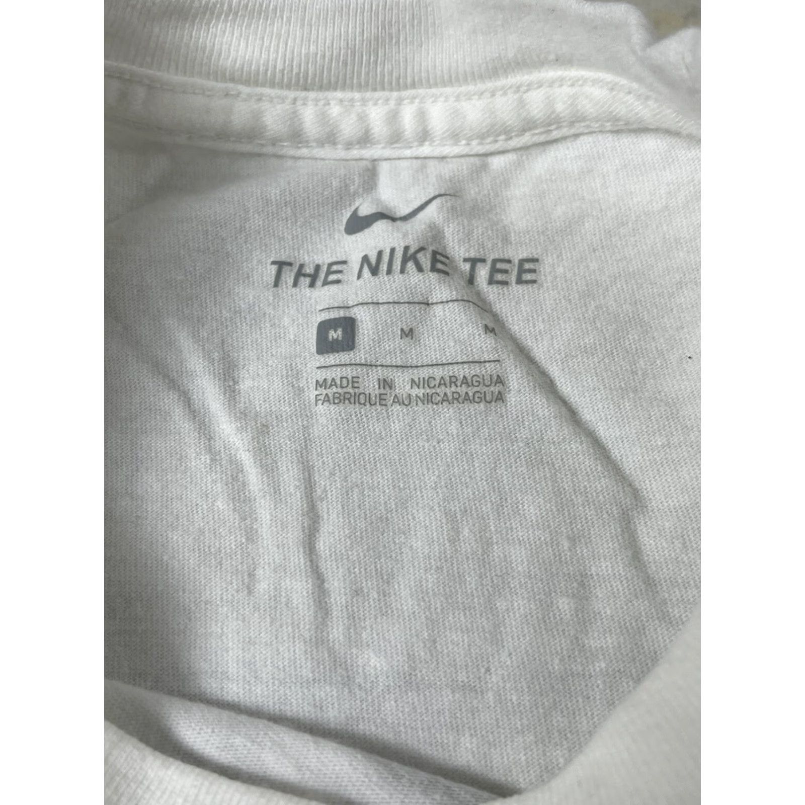Nike Nike Swoosh White Tee Shirt M Men T-Shirt JUST DO IT EUC Size US M / EU 48-50 / 2 - 3 Thumbnail