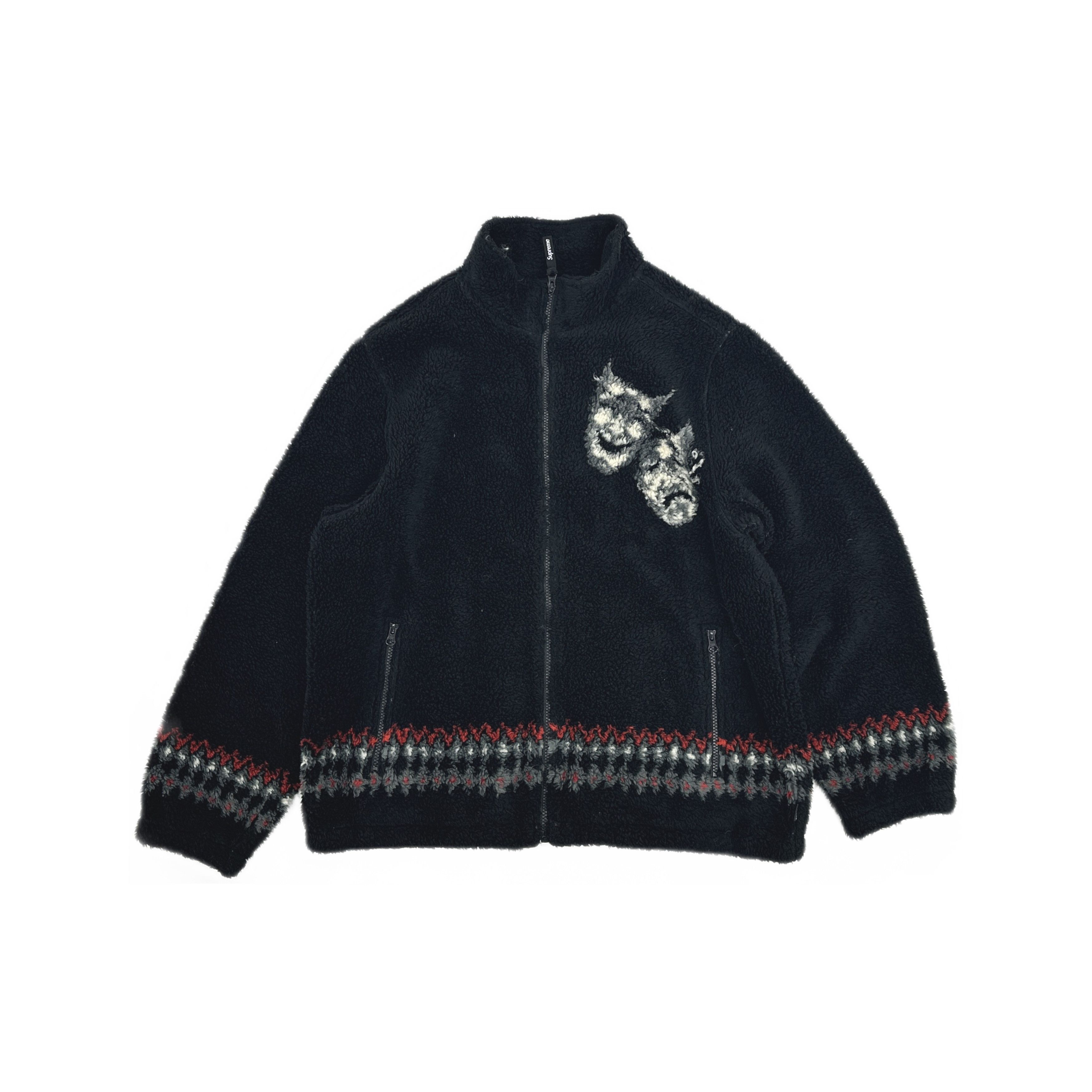 Supreme Supreme Drama Mask Fleece Jacket Size XL Size US XL / EU 56 / 4 - 1 Thumbnail