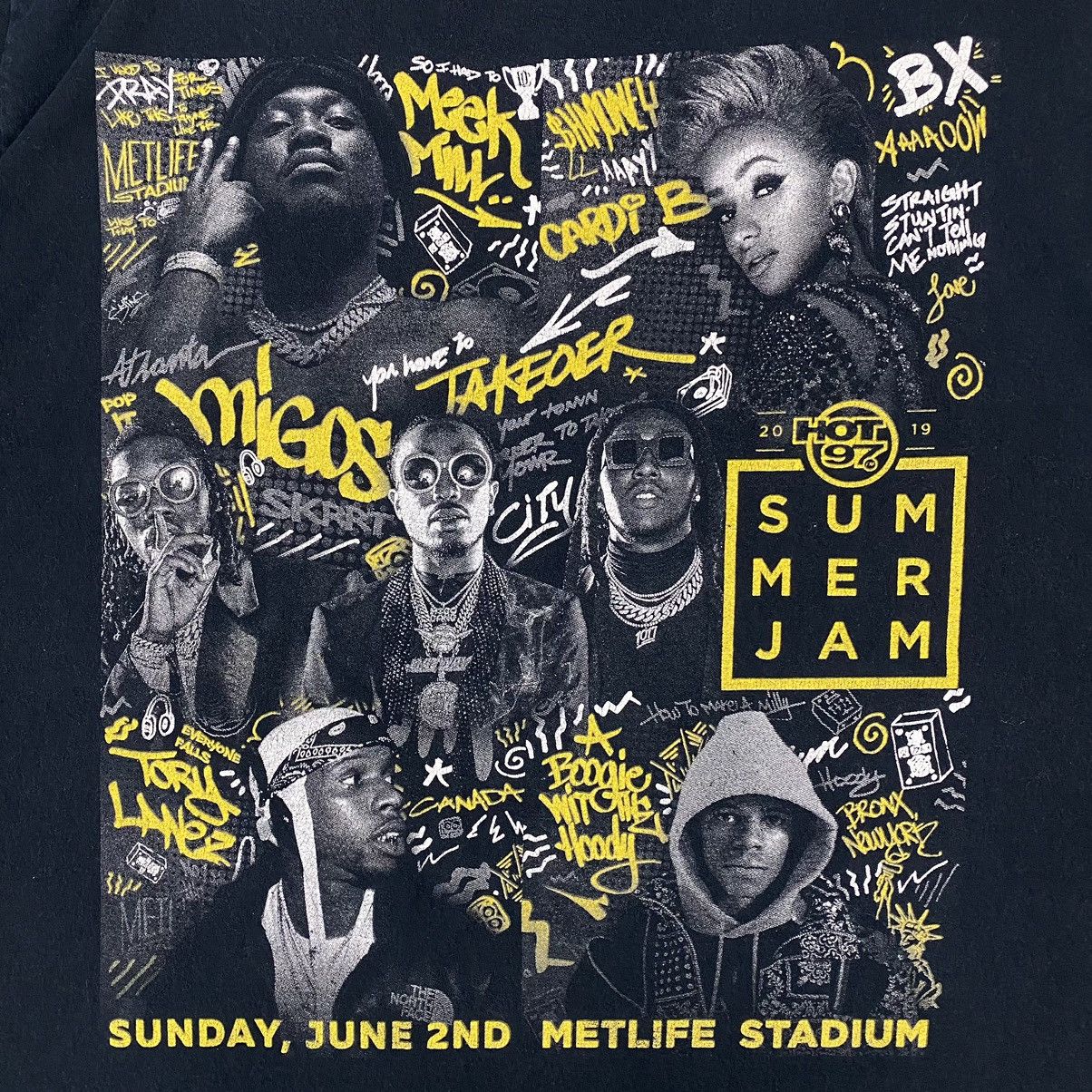 Rap Tees × Vintage SUMMER JAM 2019 CONCERT TEE Size US XL / EU 56 / 4 - 3 Thumbnail