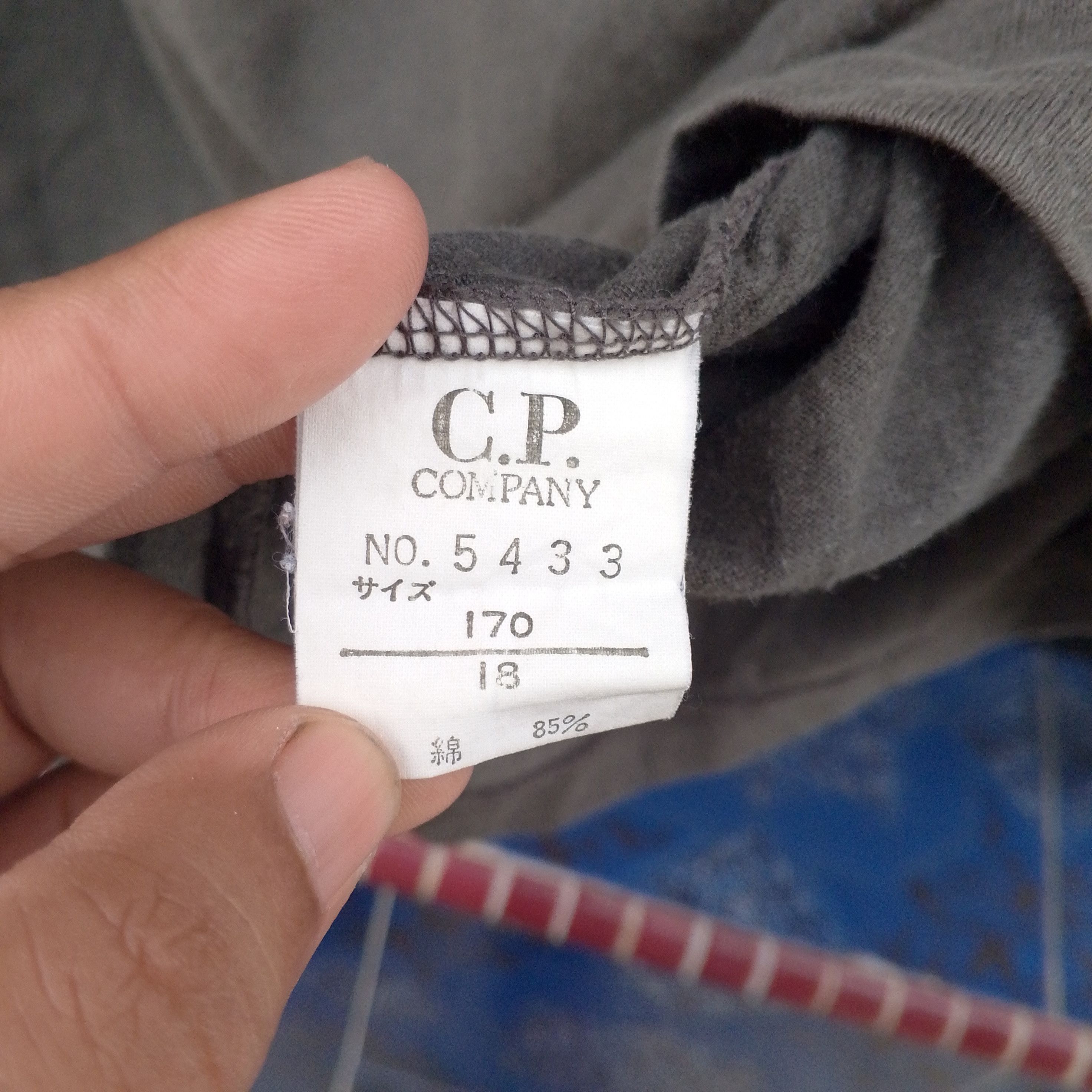 C.P. Company CP Company Box Logo Turtle Neck Long Sleeve Tshirt Size US XL / EU 56 / 4 - 7 Thumbnail