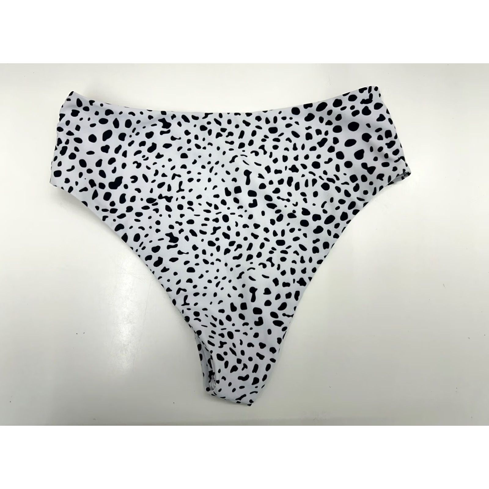 Shein Shein Womens Bottoms Bikini Animal Print High-Waisted Size M White Beach Mens Girls Womens Size 32" / US 10 / IT 46 - 4 Thumbnail
