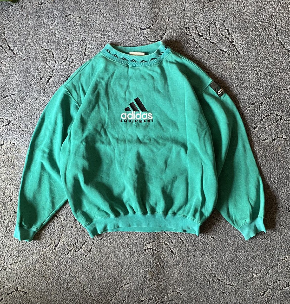 Adidas Vintage Adidas Equipment Sweatshirt Crewneck 90s Size US XL / EU 56 / 4 - 1 Thumbnail