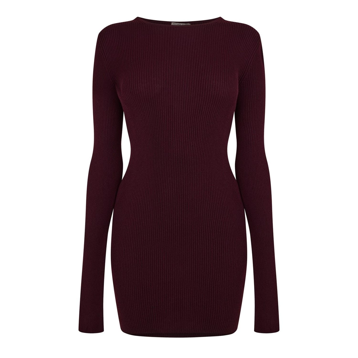 Bottega Veneta Bottega Veneta Slim Fit Crew Neck Long Sleeve Sweater in Red Size XS / US 0-2 / IT 36-38 - 1 Thumbnail