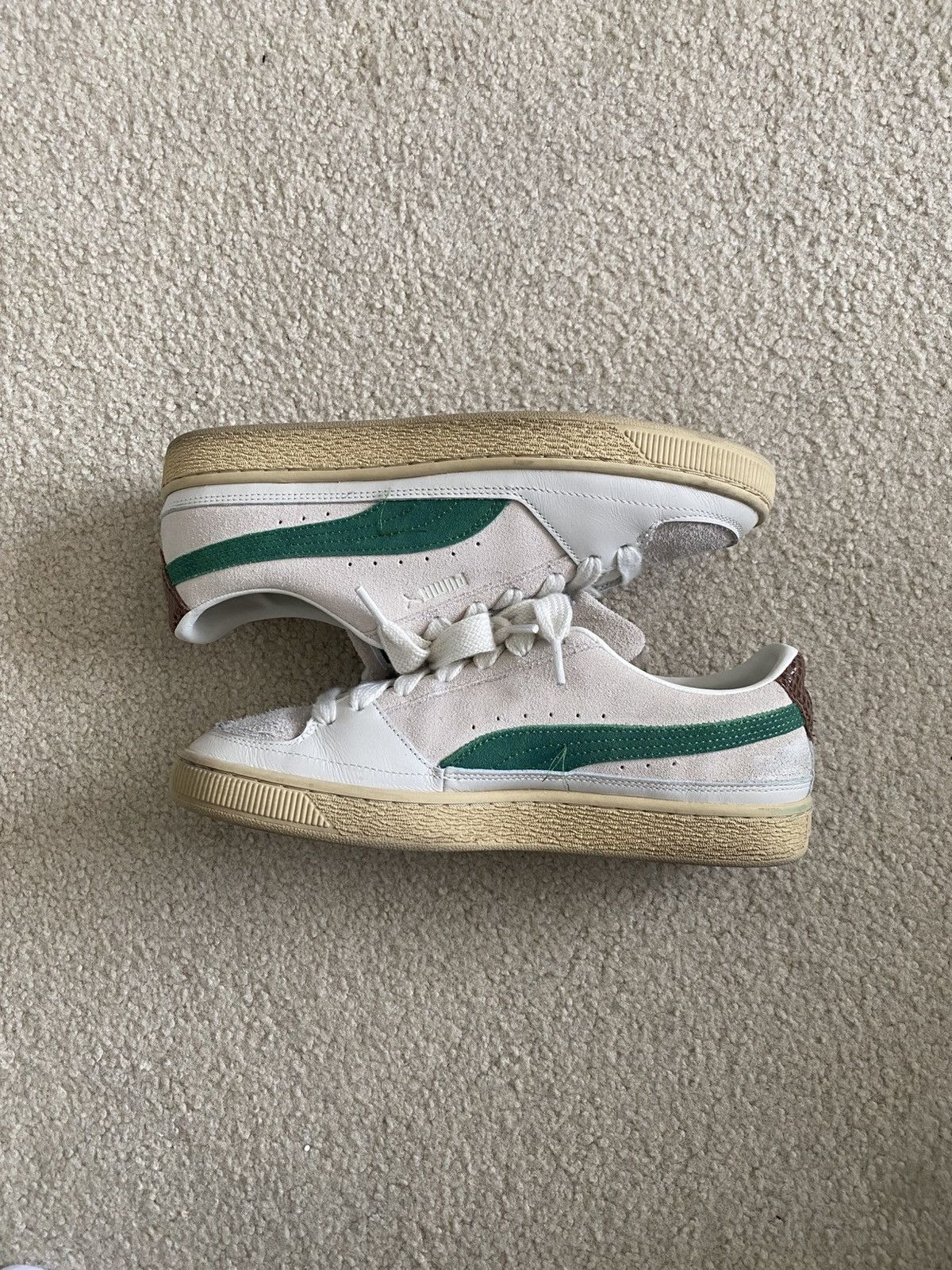 Puma × Rhude Rhuigi x Suede “White Jupiter” Size US 9 / EU 42 - 2 Thumbnail
