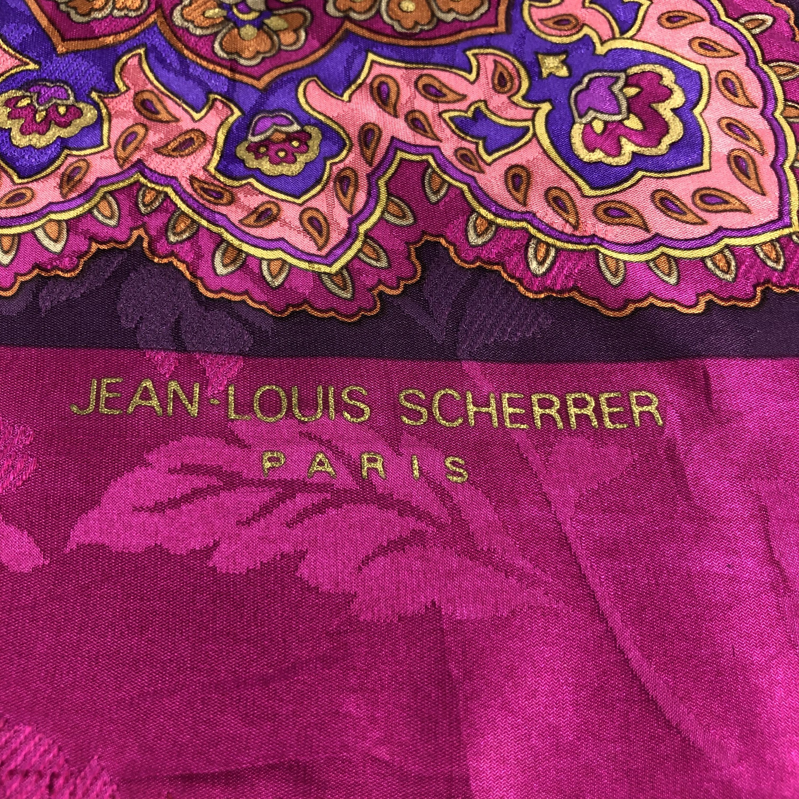 Jean-Louis Scherrer Jean Louis Scherrer Luxury Paisley Silk Scarf M274 Size ONE SIZE - 3 Thumbnail
