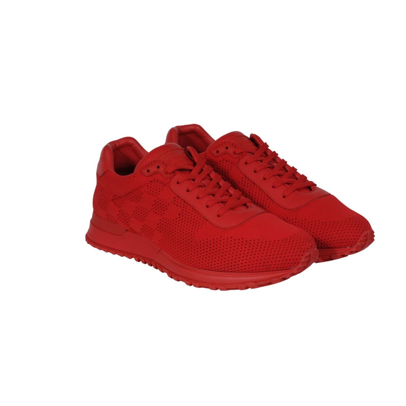 Louis Vuitton Runaway Damier Sneakers Red Size US 7 / EU 40 - 12 Thumbnail