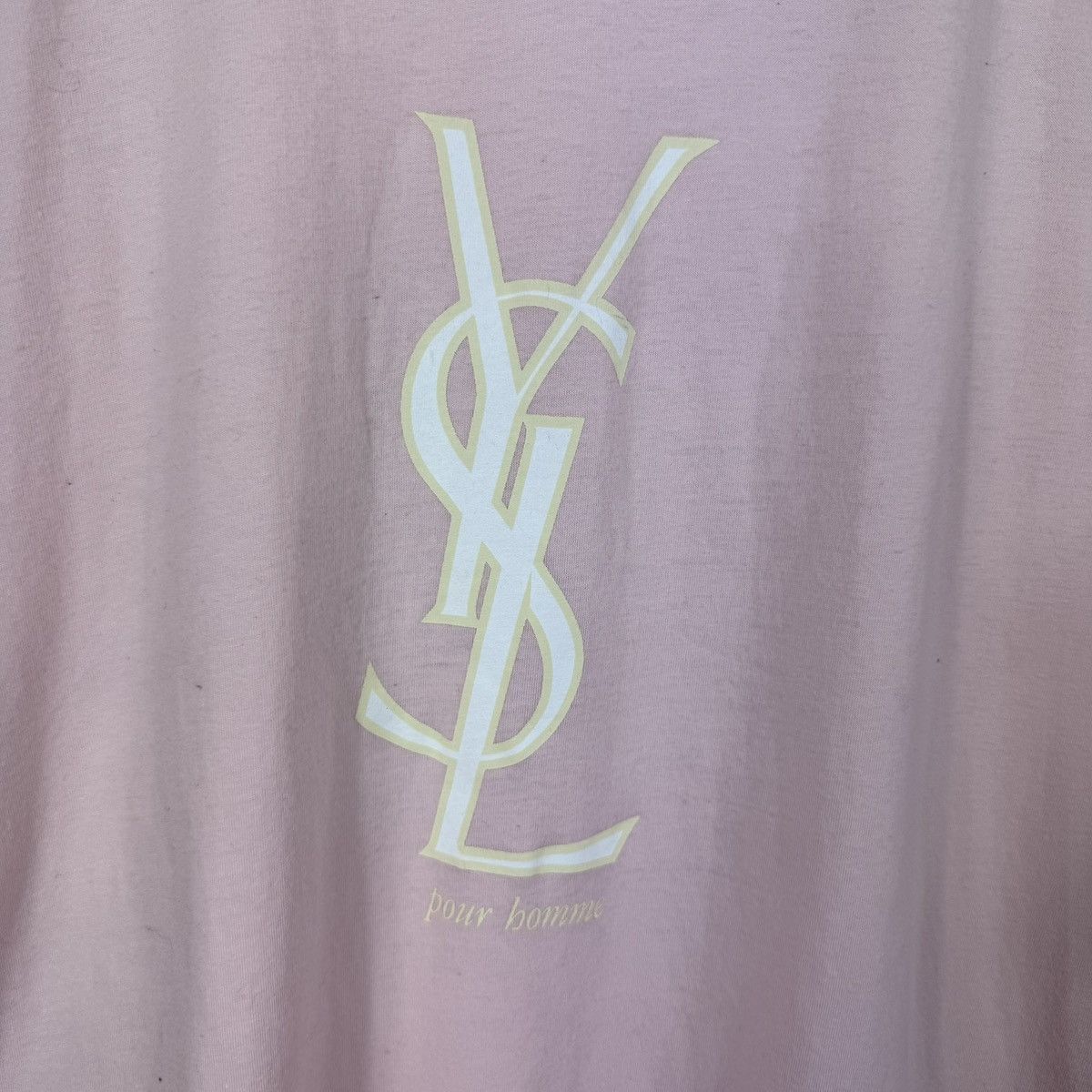 Yves Saint Laurent Vintage Yves saint laurent YSL big logo t shirt tee luxury Size US XXL / EU 58 / 5 - 4 Thumbnail
