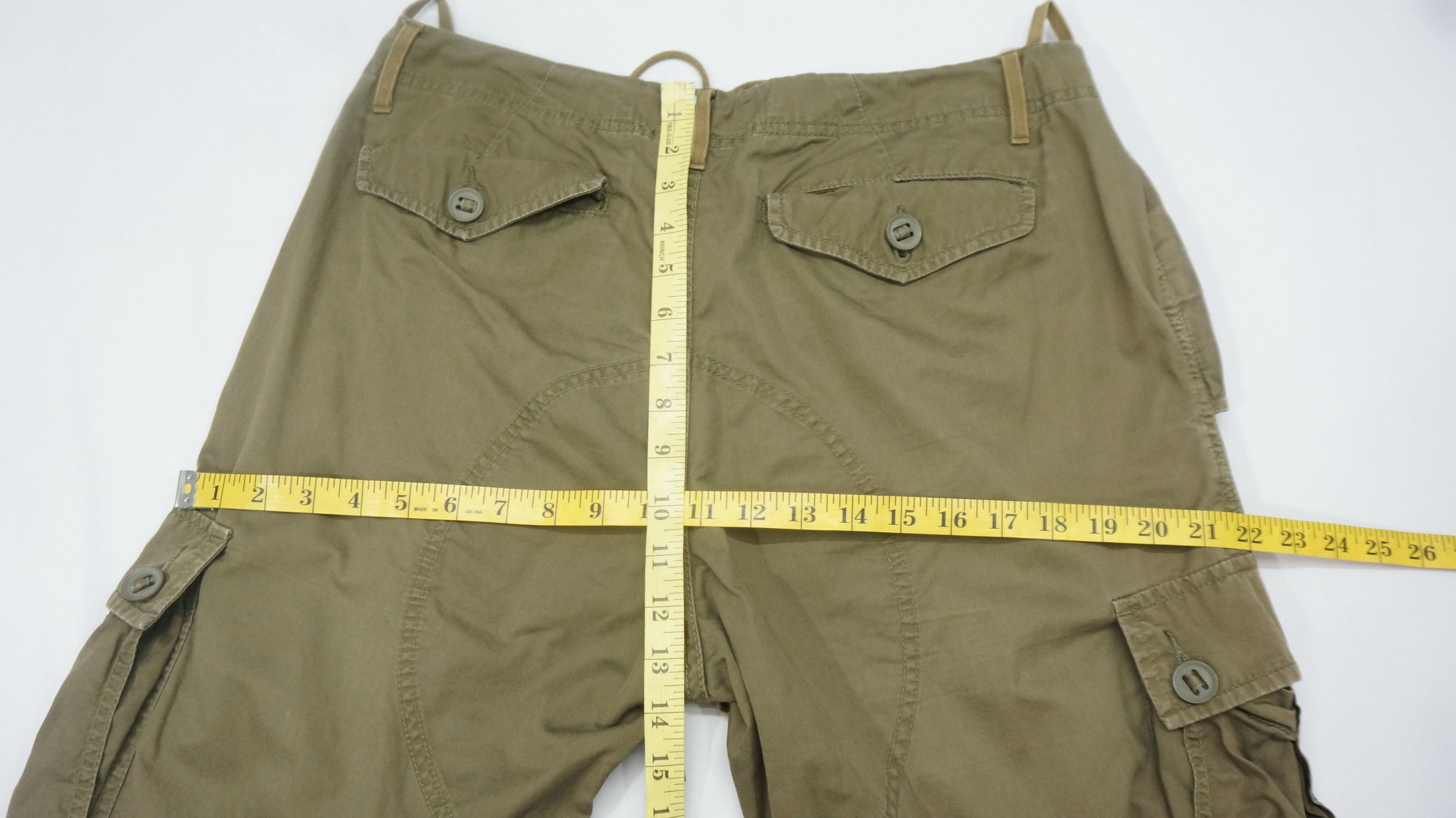 Japanese Brand BACK NUMBER Tactical Lightweight Roll Up Cargo Pants Size US 34 / EU 50 - 12 Thumbnail