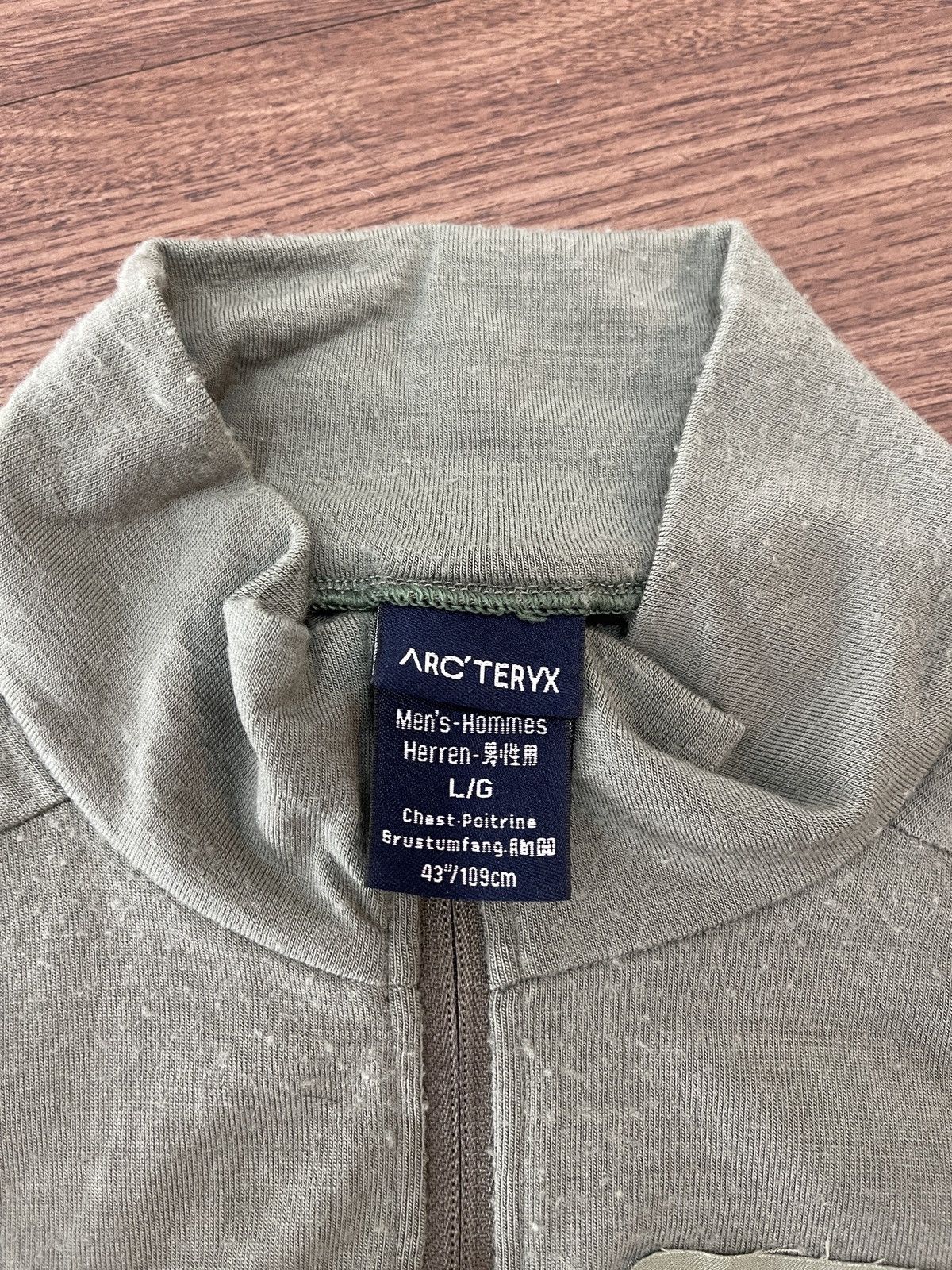 Arc'teryx ARC’TERYX Leaf Men’s Cold WX Zip Neck AR Wool Shirt Size US L / EU 52-54 / 3 - 3 Thumbnail