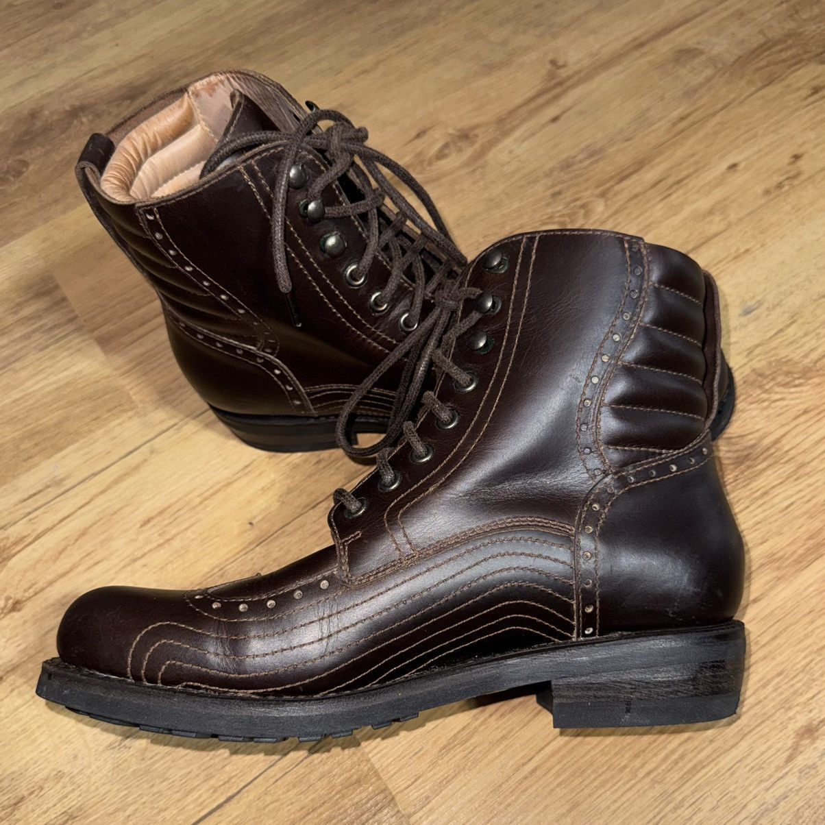 THE ROKKER COMPANY Rokker Racer Boots Western Wesco Wings Danner Size US 9 / EU 42 - 4 Thumbnail