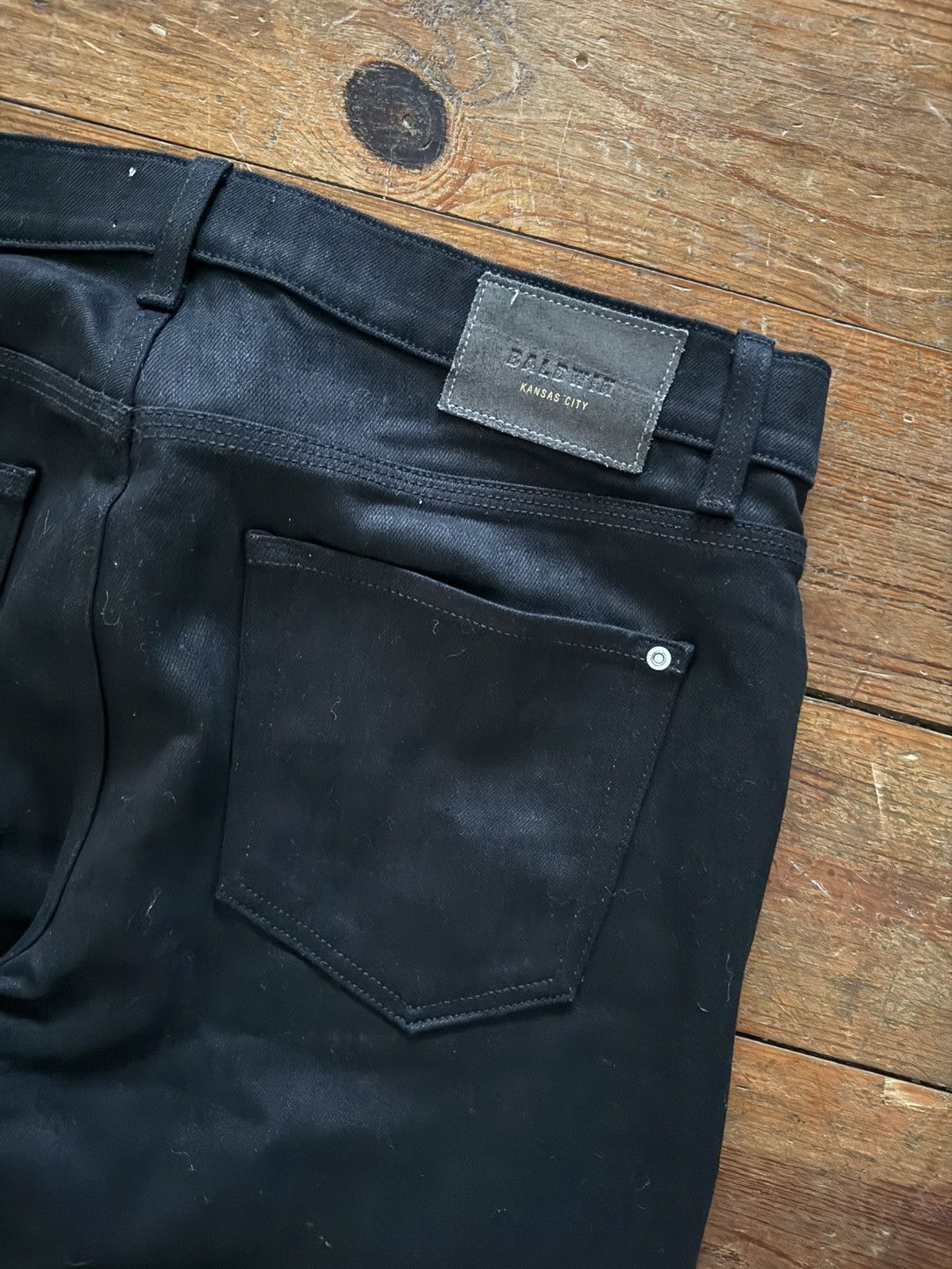 Baldwin BALDWIN SELVEDGE DENIM BLACK Size US 34 / EU 50 - 4 Thumbnail
