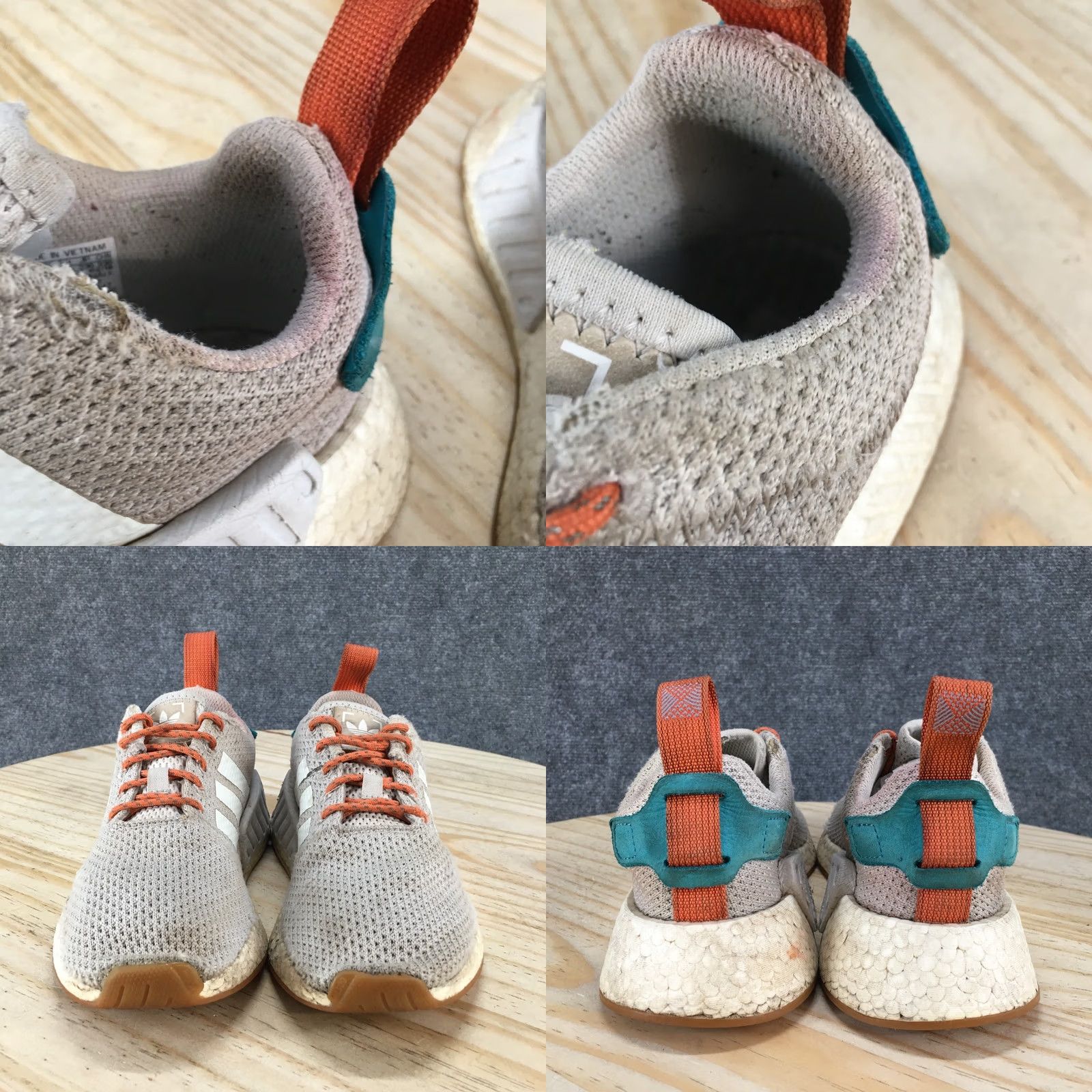 Adidas Adidas NMD Runner Sneaker Mens 5 Low Top White Summer CQ3080 Athletic Boost R2 Size US 5 / EU 37 - 8 Thumbnail