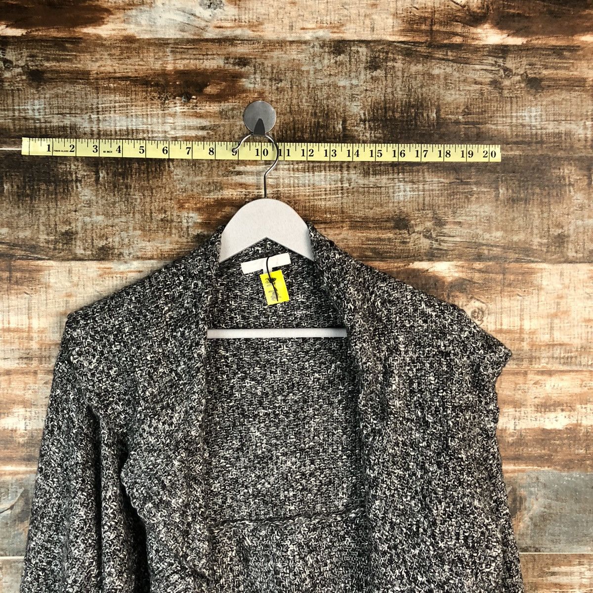 Homespun Knitwear Comme Ca Mature Grey Knitwear cardigan #A1796 Size M / US 6-8 / IT 42-44 - 4 Thumbnail