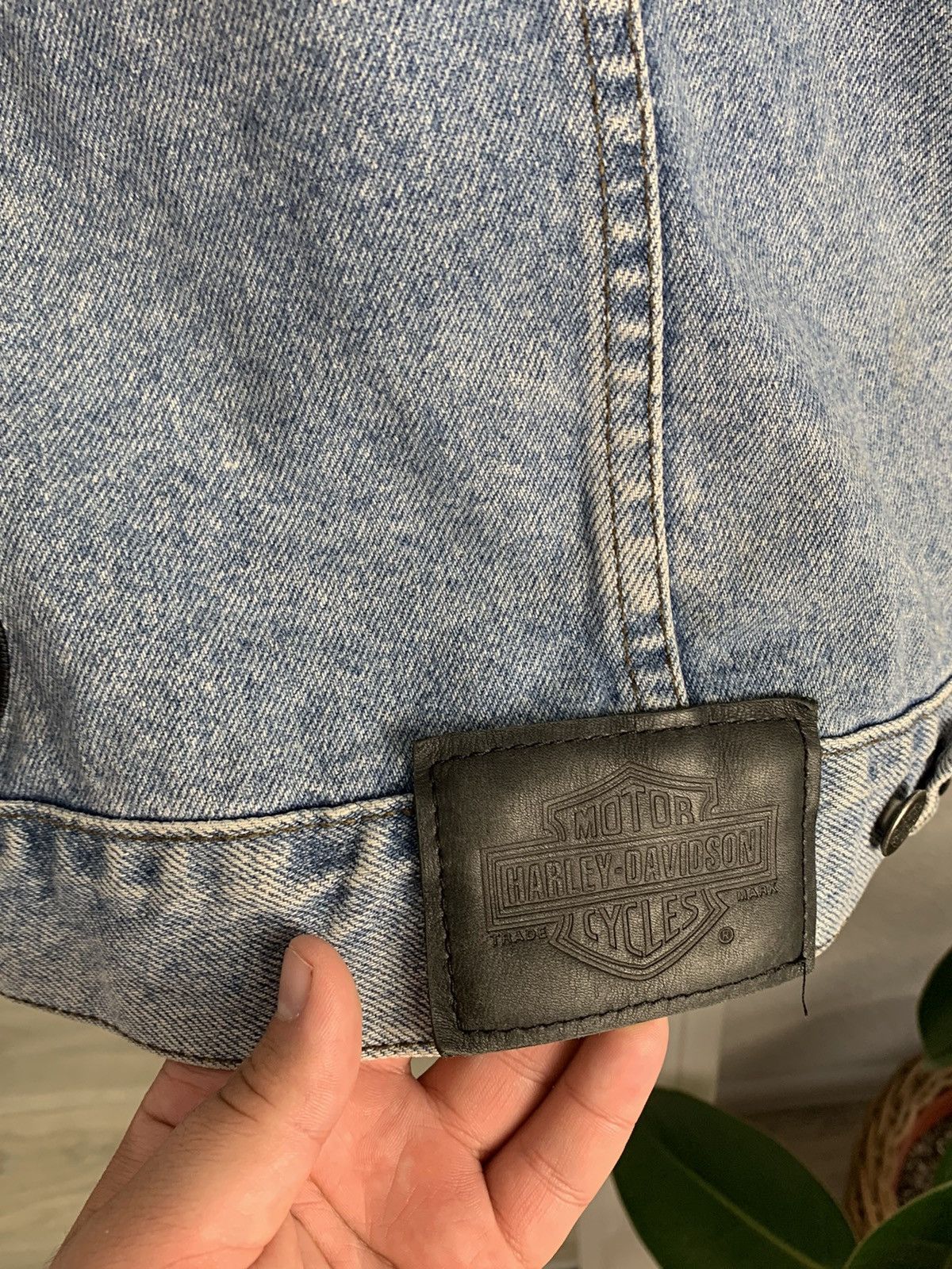 Harley Davidson Harley Davidson Denim Vest Racing Moto Vest Biker logo Size US XL / EU 56 / 4 - 15 Thumbnail