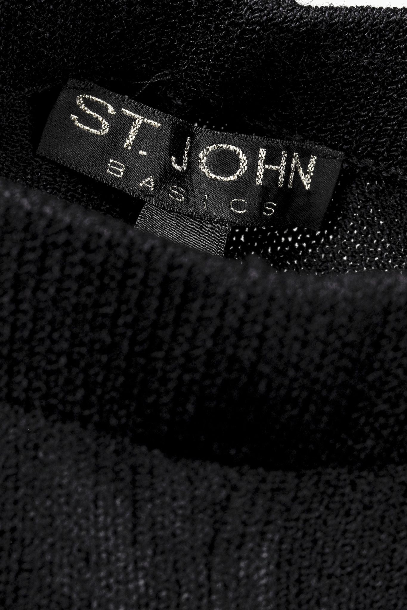 Other St. John Basics Black Straight Leg Knit Pant Size 32" / US 10 / IT 46 - 4 Thumbnail