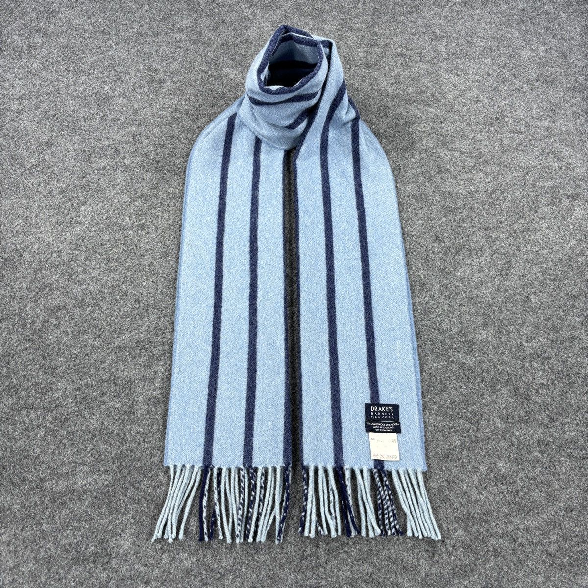 Barneys New York × Drake's Drake's Scarf # D770 # Muffler # Neckwear Size ONE SIZE - 1 Thumbnail