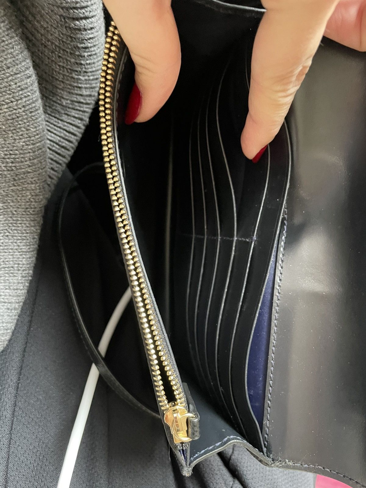Smythson Smythson "Panama Leather" Black Crossbody Bag Size ONE SIZE - 5 Thumbnail