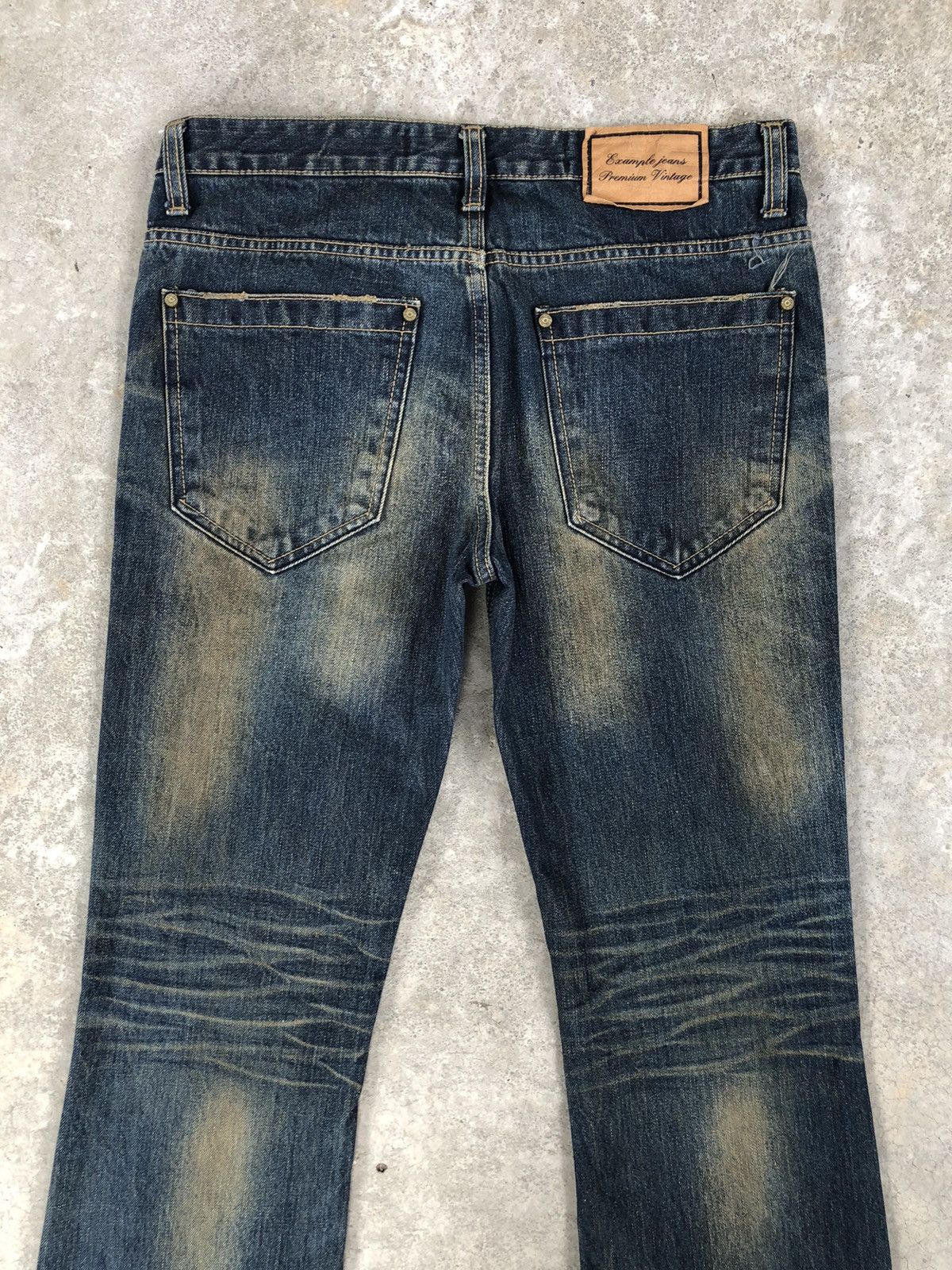 Japanese Brand Japanese Example Flared Jeans Distressed Jeans Mud Wash Size US 32 / EU 48 - 8 Thumbnail