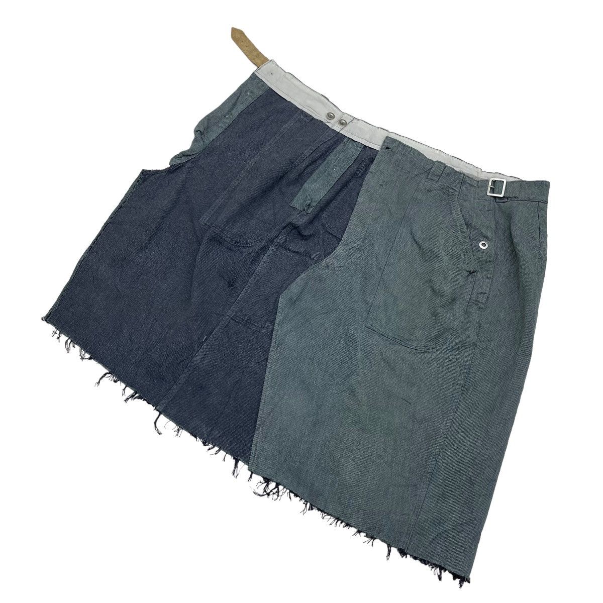 CIVARIZE Rare ROE Made In Japan Unisex Denim Skirt Size 32" / US 10 / IT 46 - 6 Thumbnail