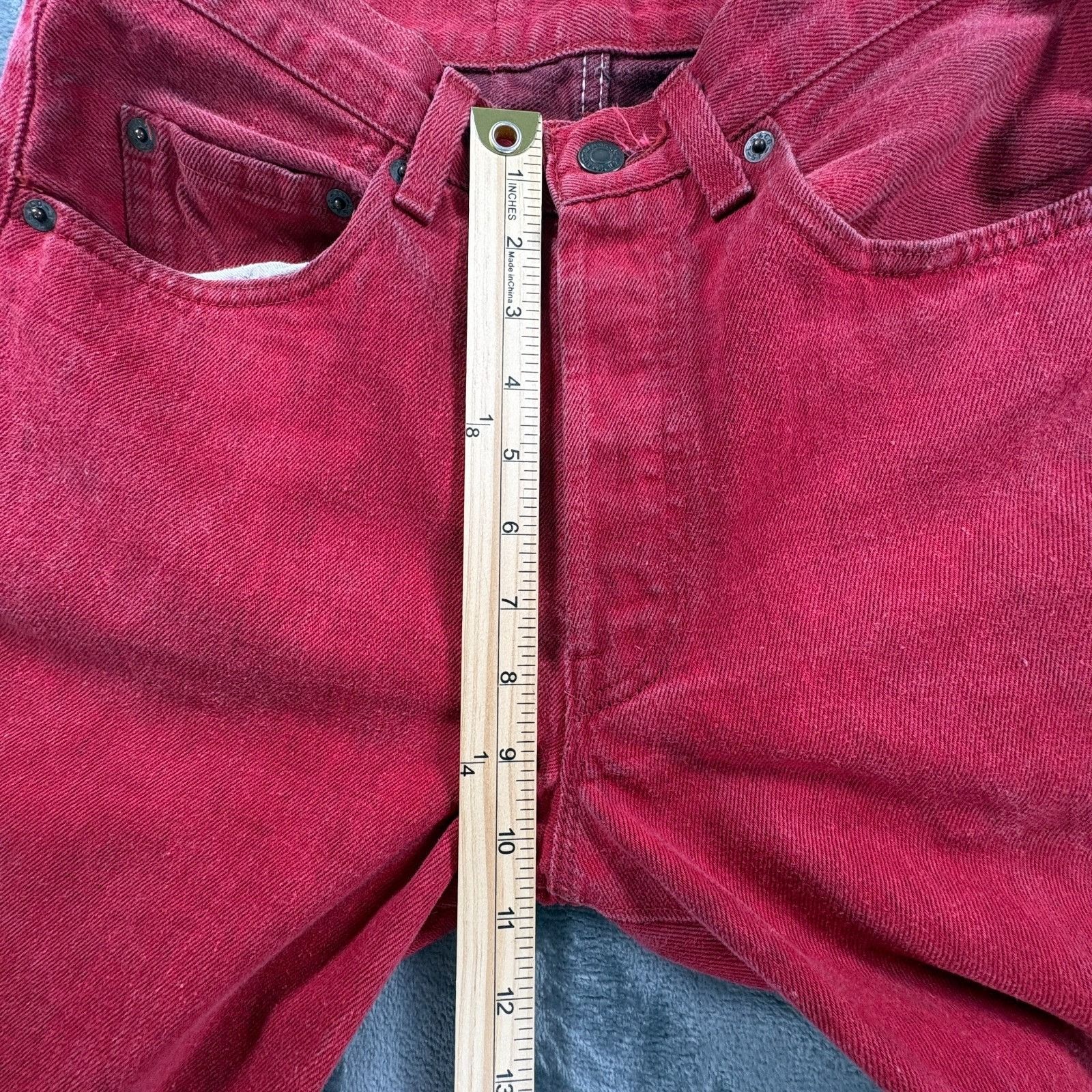 Levi's 1983 Vintage Levi’s 501 Distressed Selvedge Red USA Made Den Size US 28 / EU 44 - 21 Thumbnail