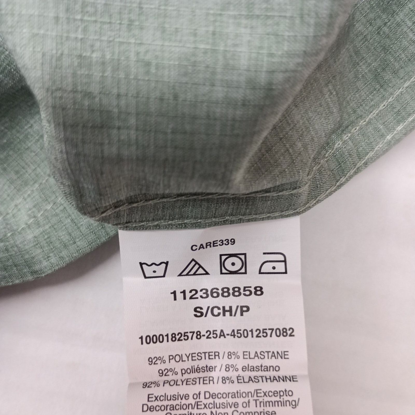 Wrangler Wrangler Men's S Green Hike Shirt Vented Roll Tab UPF 40+ Size US S / EU 44-46 / 1 - 9 Thumbnail