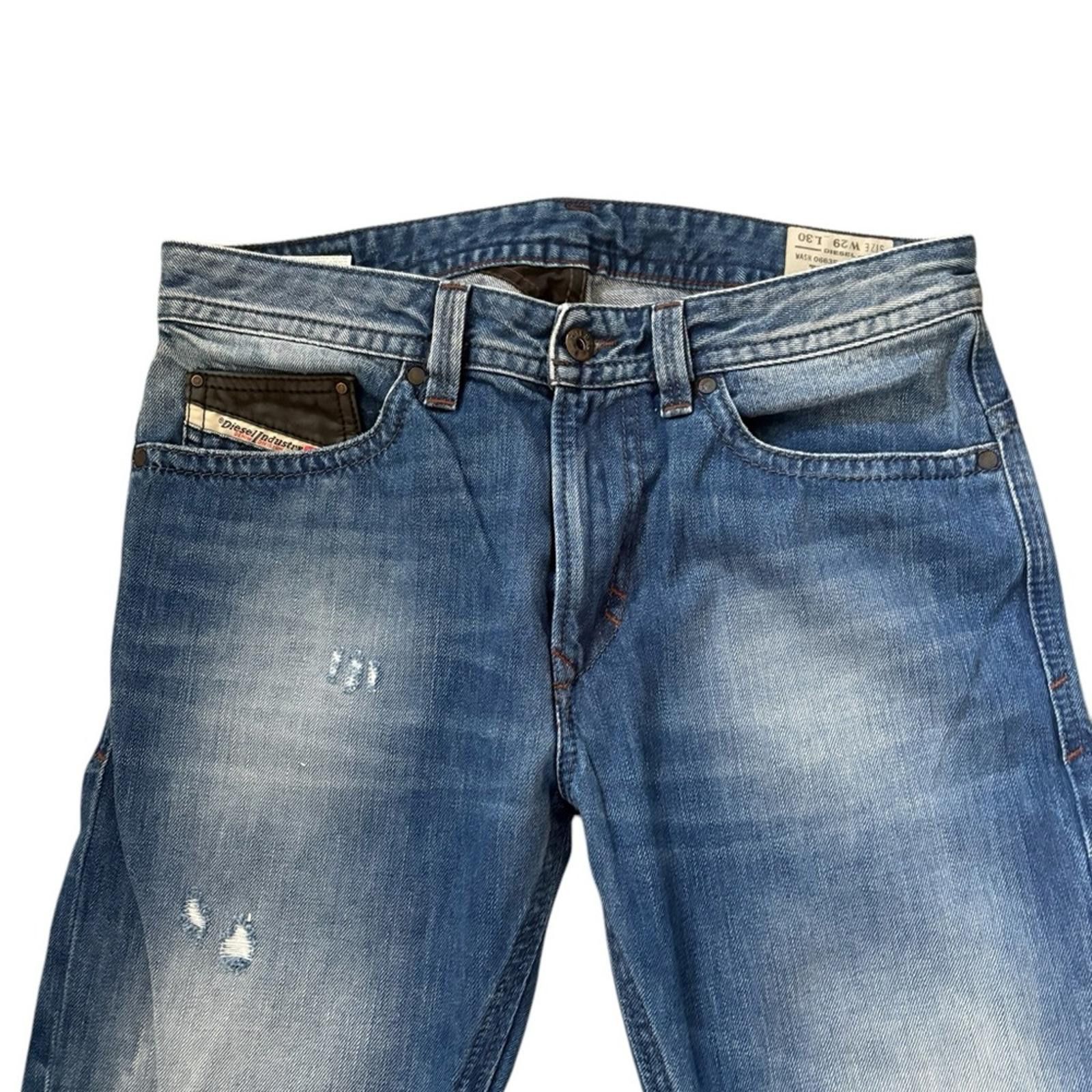 Diesel Diesel Thavar Distressed Slim Skinny Wash 0663E Jeans Sz 29 Size US 29 - 12 Thumbnail