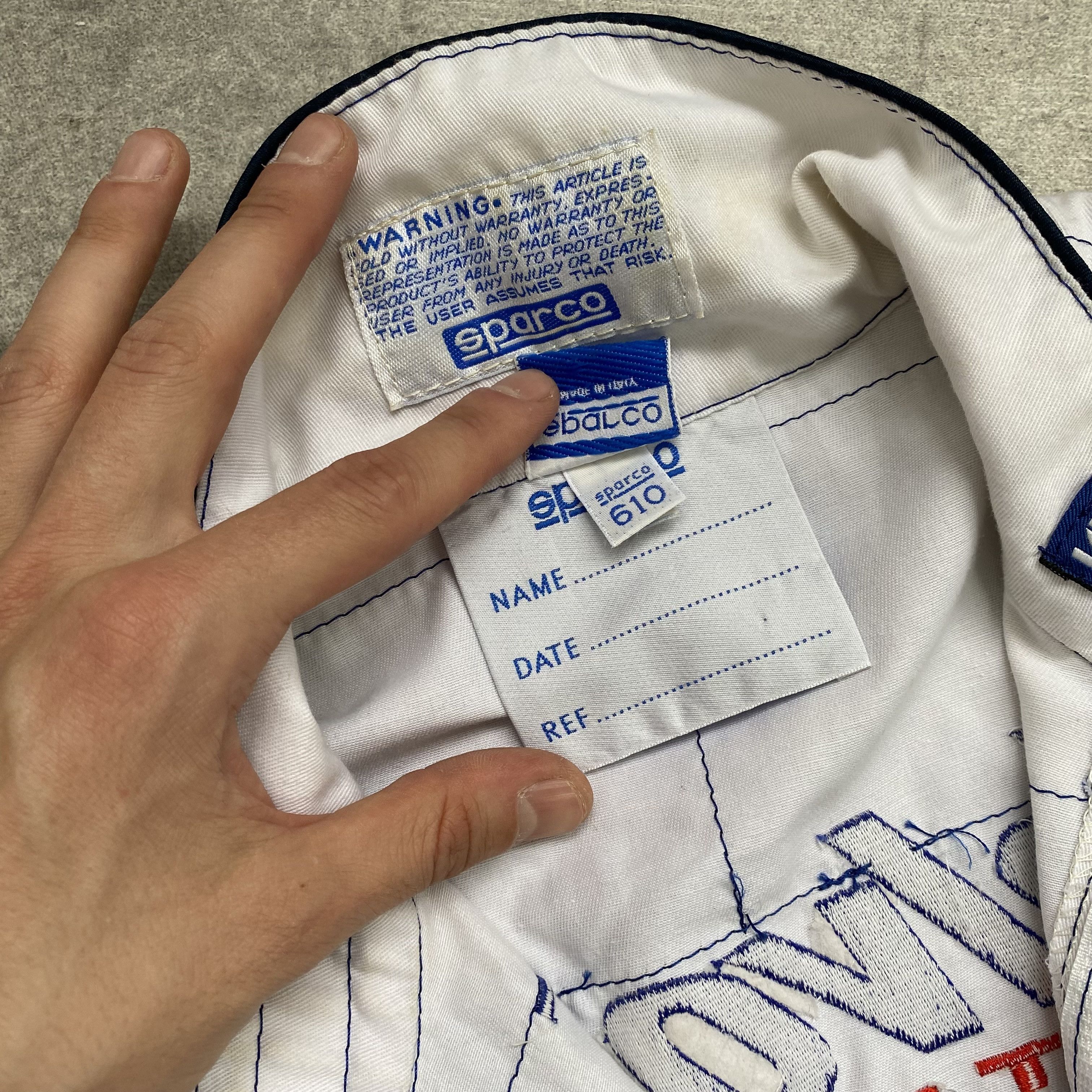 Ford × Formula 1 Vintage 90s SPARCO Valvoline Replica Ford Mondeo Suit Size US 30 / EU 46 - 9 Thumbnail