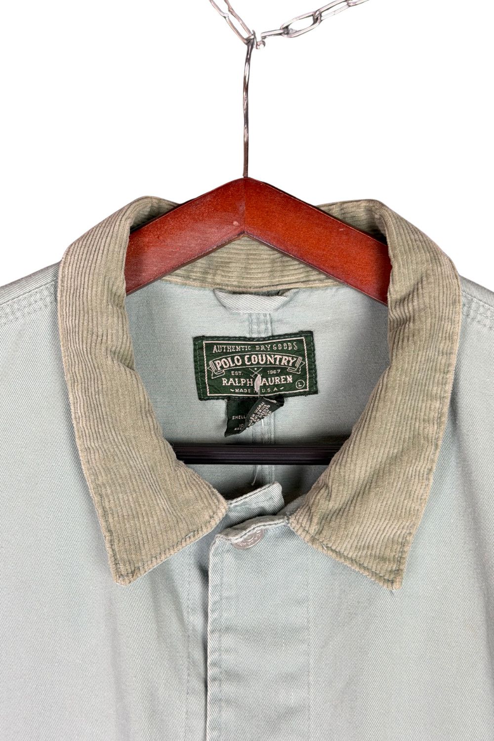 Polo Ralph Lauren Early 90s Polo Country Ralph Lauren USA Work Jacket Corduroy Size US L / EU 52-54 / 3 - 6 Thumbnail