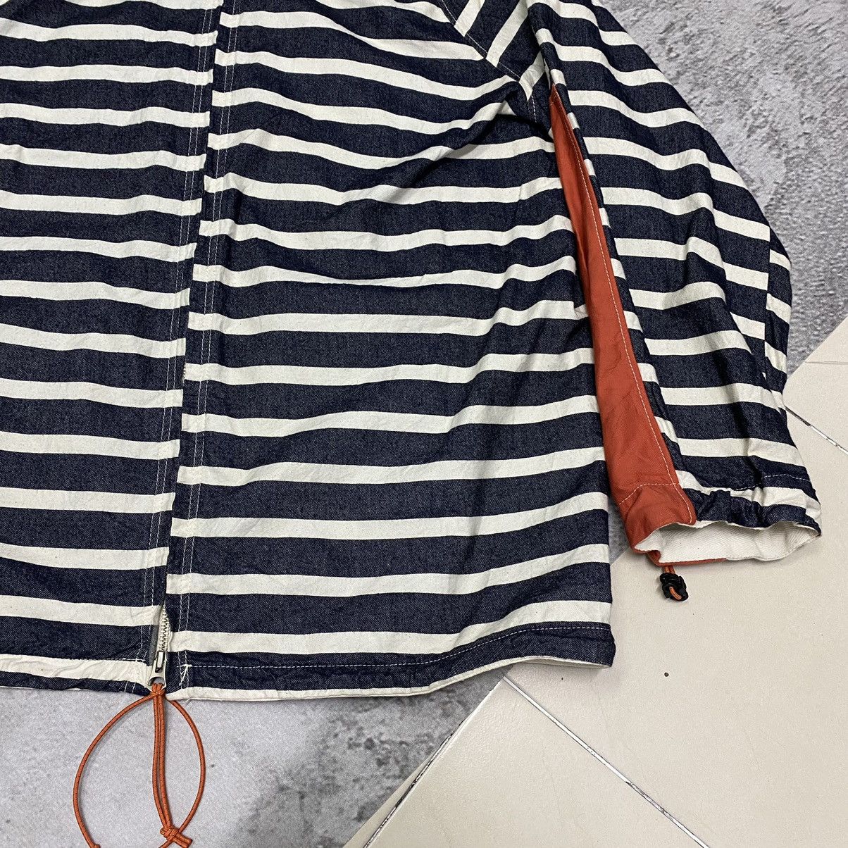 Japanese Brand 🇯🇵Chairmade Stripe Jacket🇯🇵 Size US XL / EU 56 / 4 - 10 Thumbnail