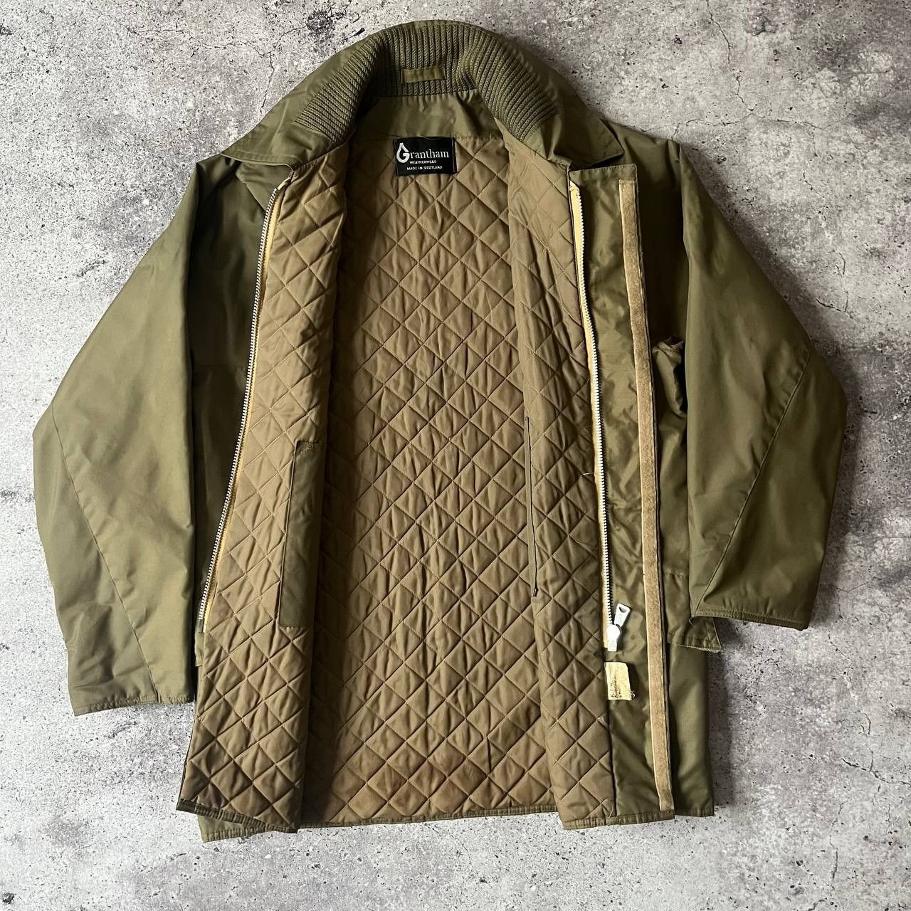 Designer × Vintage Vintage Grantham Scotland Military Style Light Jacket Size US L / EU 52-54 / 3 - 2 Thumbnail