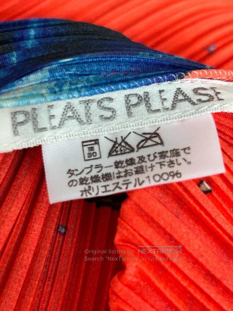 Issey Miyake Issey Miyake Red Short Sleeve Size L / US 10 / IT 46 - 3 Thumbnail