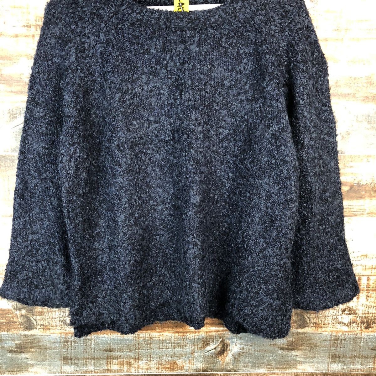Homespun Knitwear × Japanese Brand Per Sodea Dark Blue Knitwear #A1736 Size L / US 10 / IT 46 - 6 Thumbnail