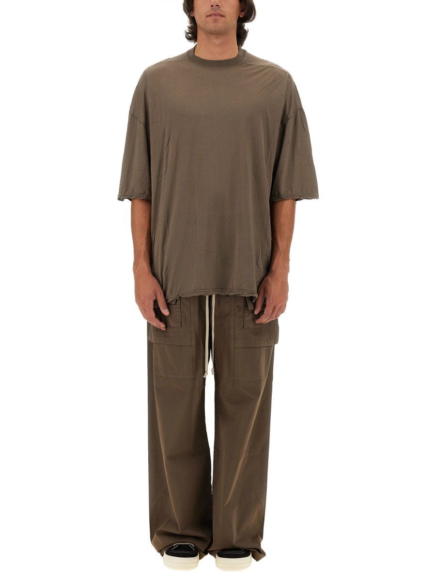 Rick Owens Drkshdw RICK OWENS DRKSHDW T-SHIRT TOMMY - BEIGE Size US M / EU 48-50 / 2 - 1 Thumbnail