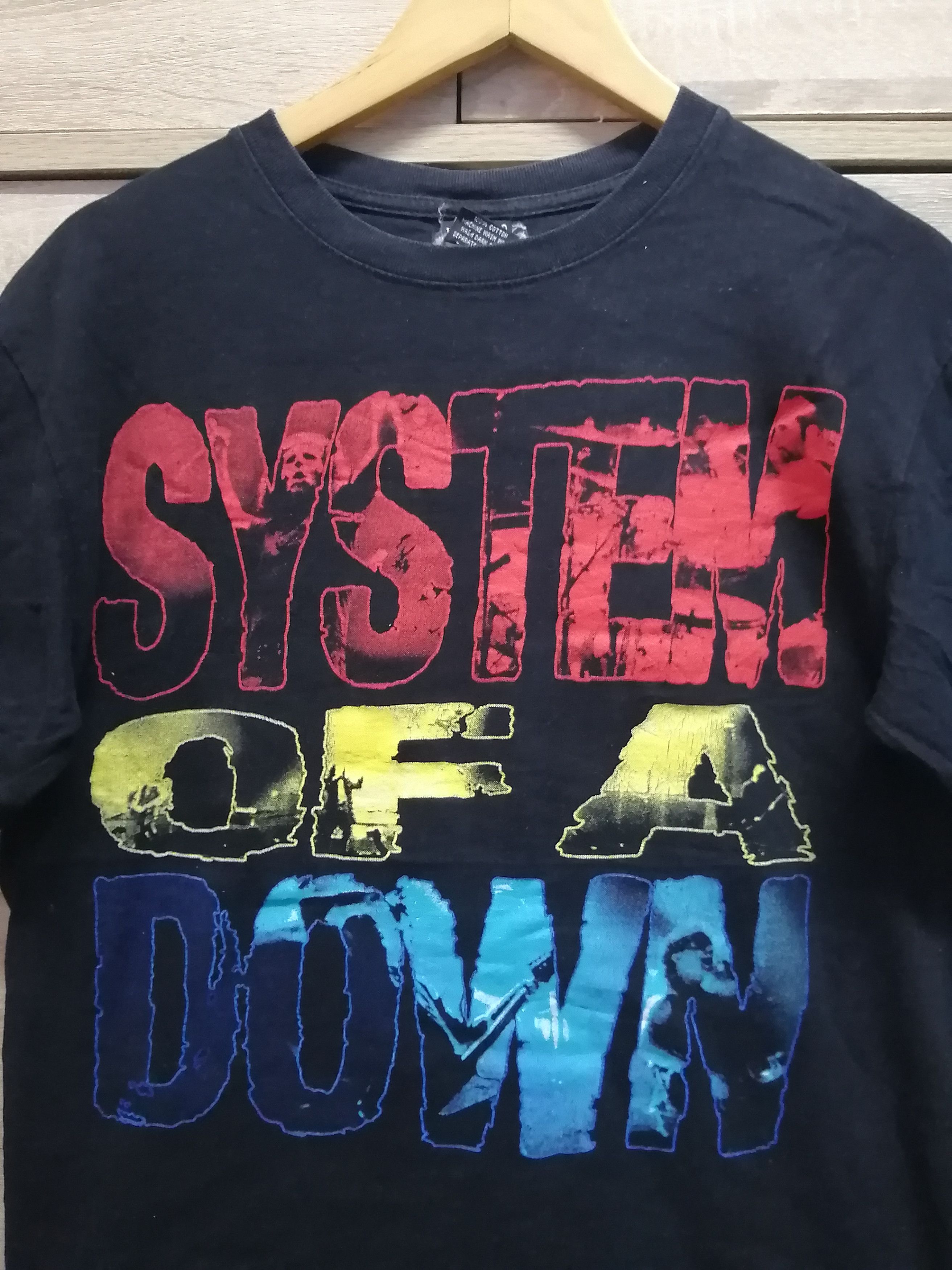 Vintage Thrashed Sun Faded S.O.A.D Shirt Distressed Band Size US L / EU 52-54 / 3 - 3 Thumbnail