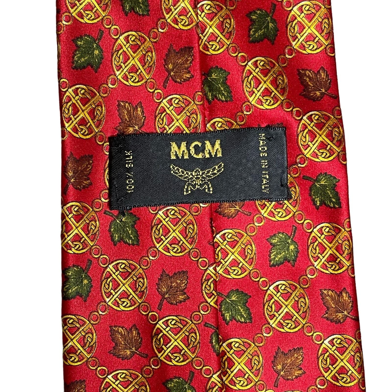 MCM MCM Silk Tie Made in Italy Size ONE SIZE - 2 Thumbnail