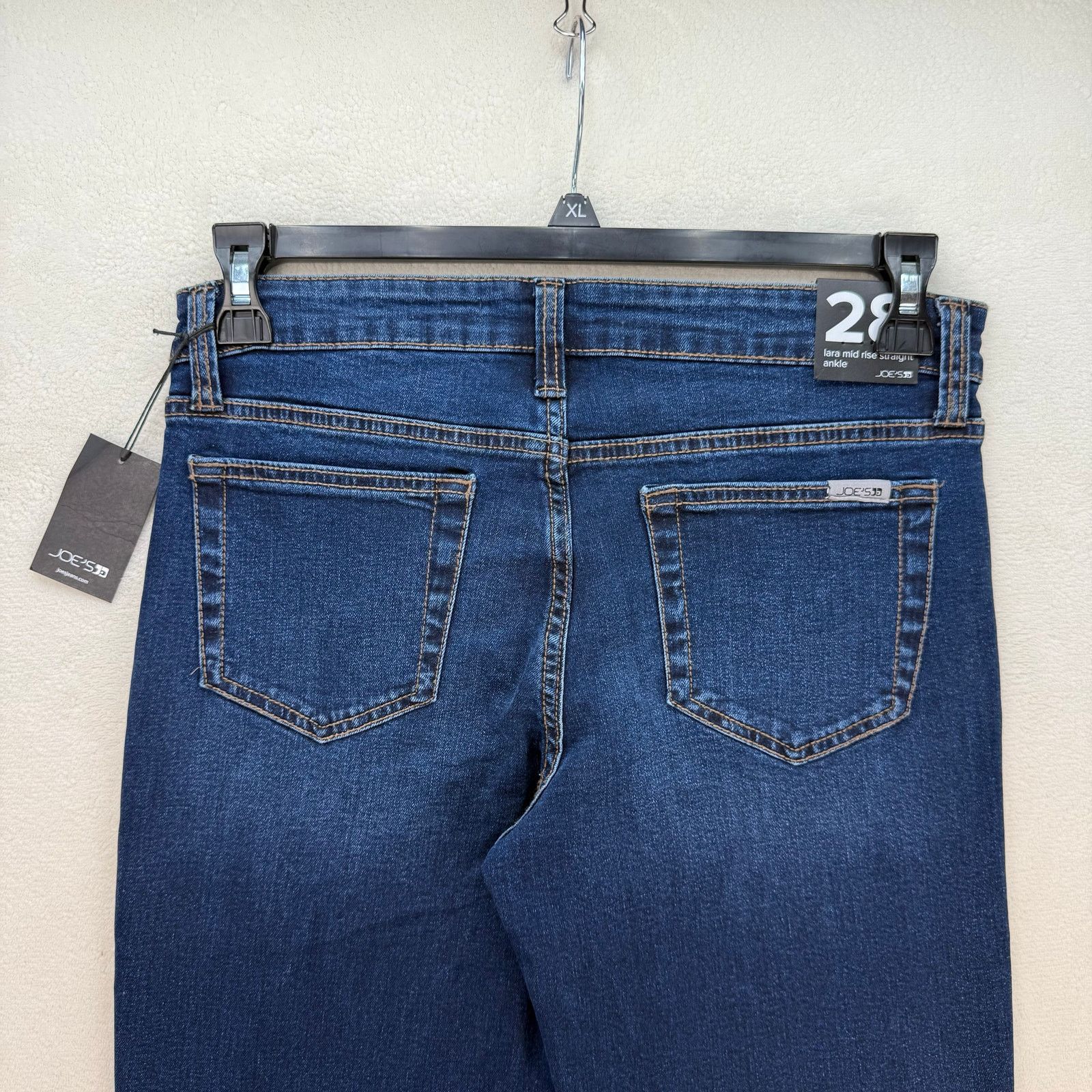 Joe's JOE'S WOMEN'S 28 LARA MID RISE STRAIGHT ANKLE JEANS MEDIUM W Size 28" / US 6 / IT 42 - 5 Thumbnail