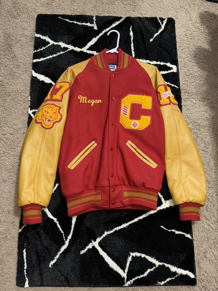 Leather Varsity Jacket