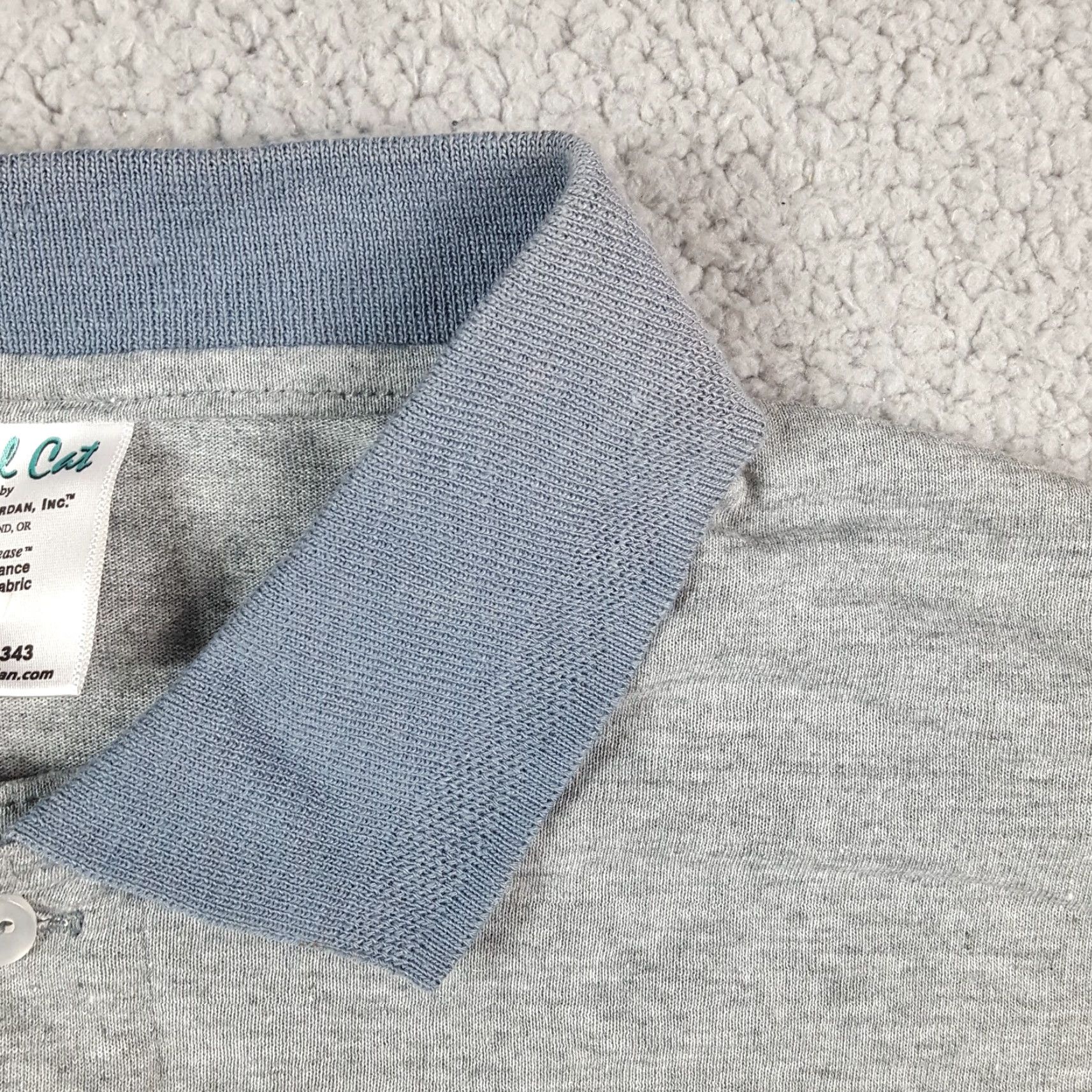 Vintage Vintage Leslie Jordan Polo Shirt Women's Large Gray 90s Y2K Embroidered Casual Size L / US 10 / IT 46 - 4 Thumbnail