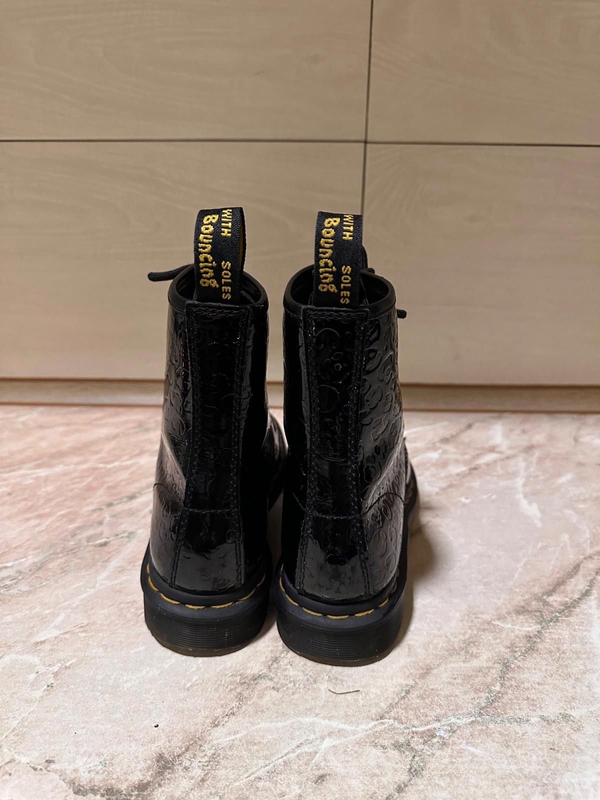 Dr. Martens Dr Martens 1460 Leopard Embossed Black Leather Boots Uk 5 Size US 7 / IT 37 - 5 Thumbnail